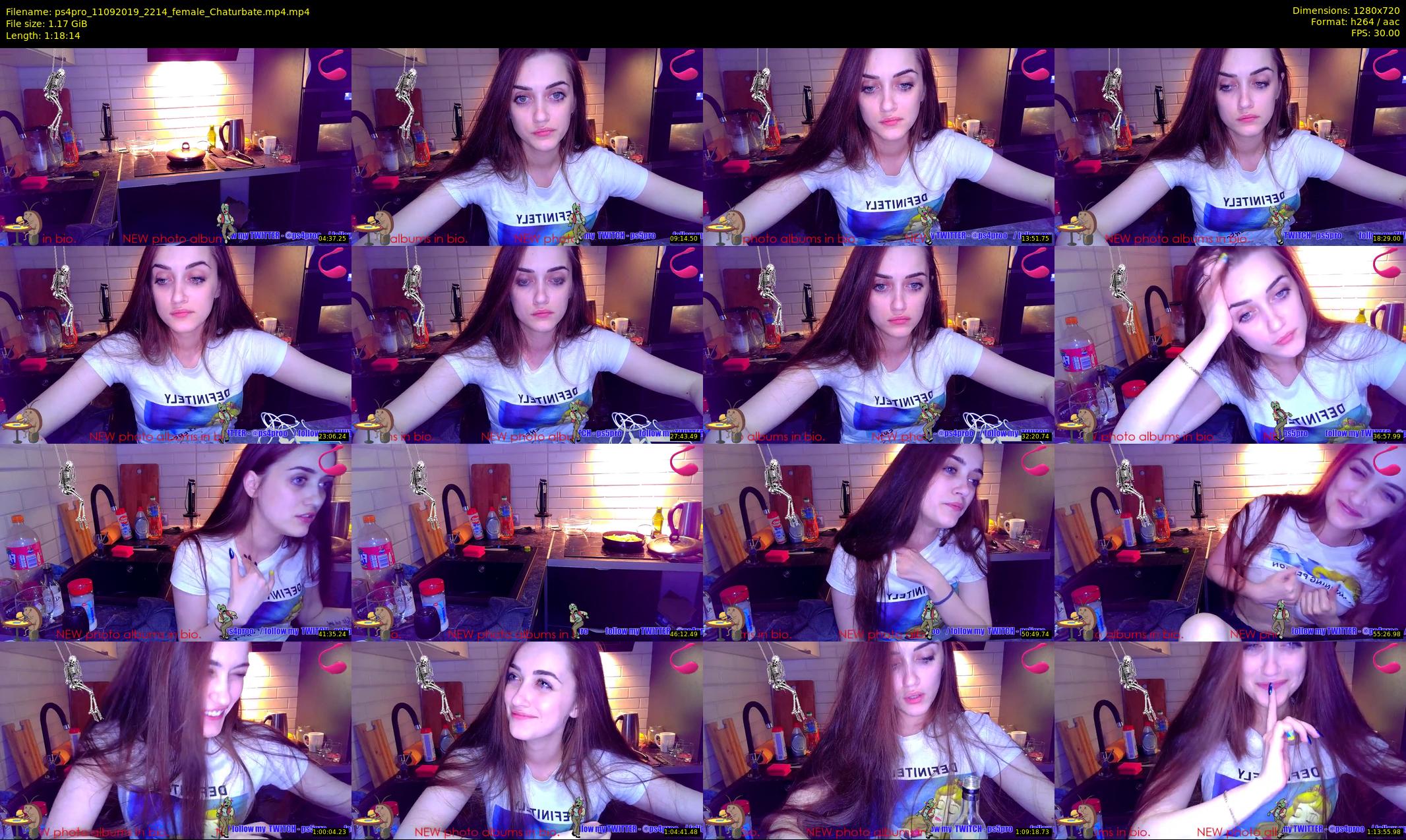 ps4pro — 79 minute Chaturbate female cam show recording, 720p, Sep 11, 2019
