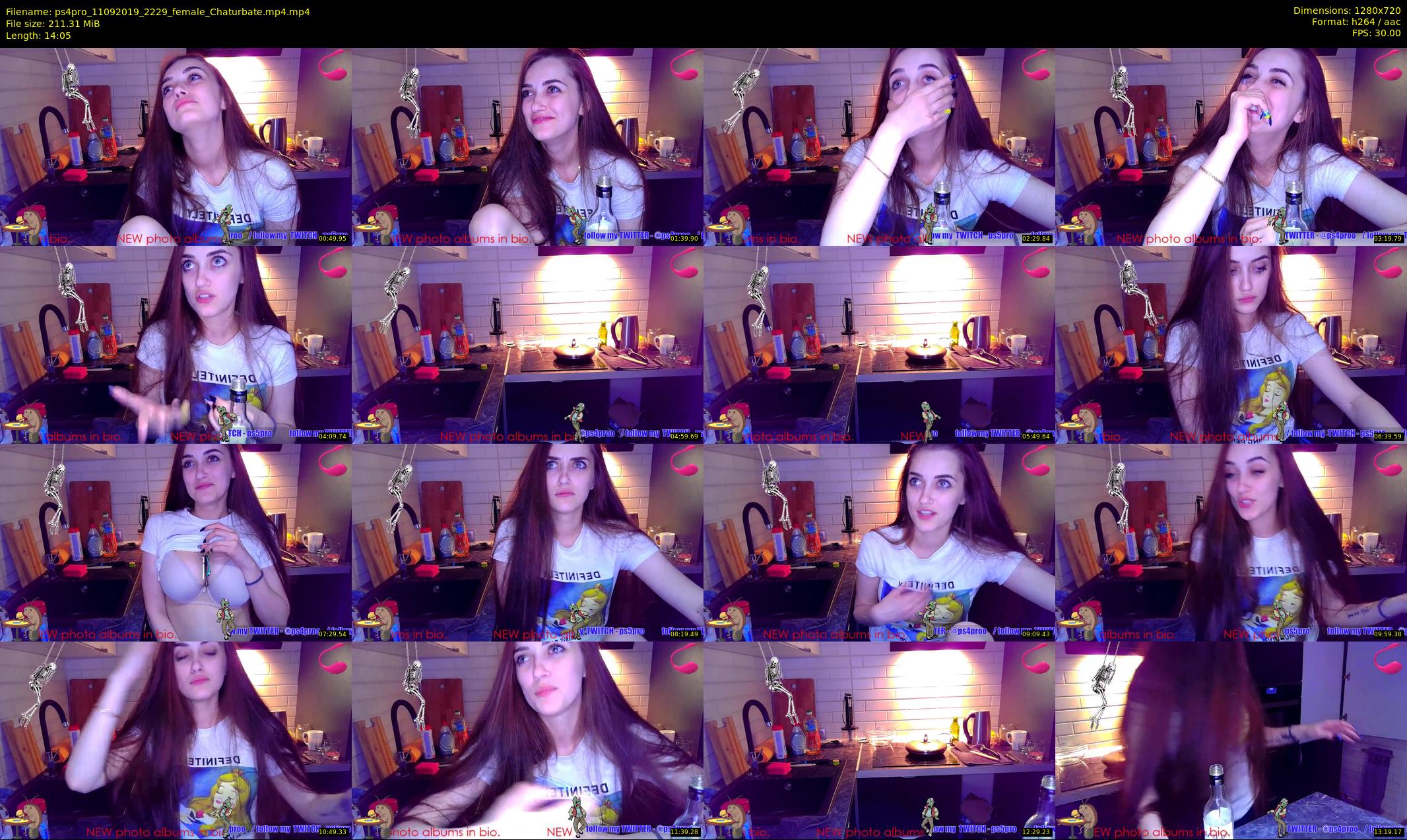 ps4pro — 15 minute Chaturbate female cam show recording, 720p, Sep 11, 2019