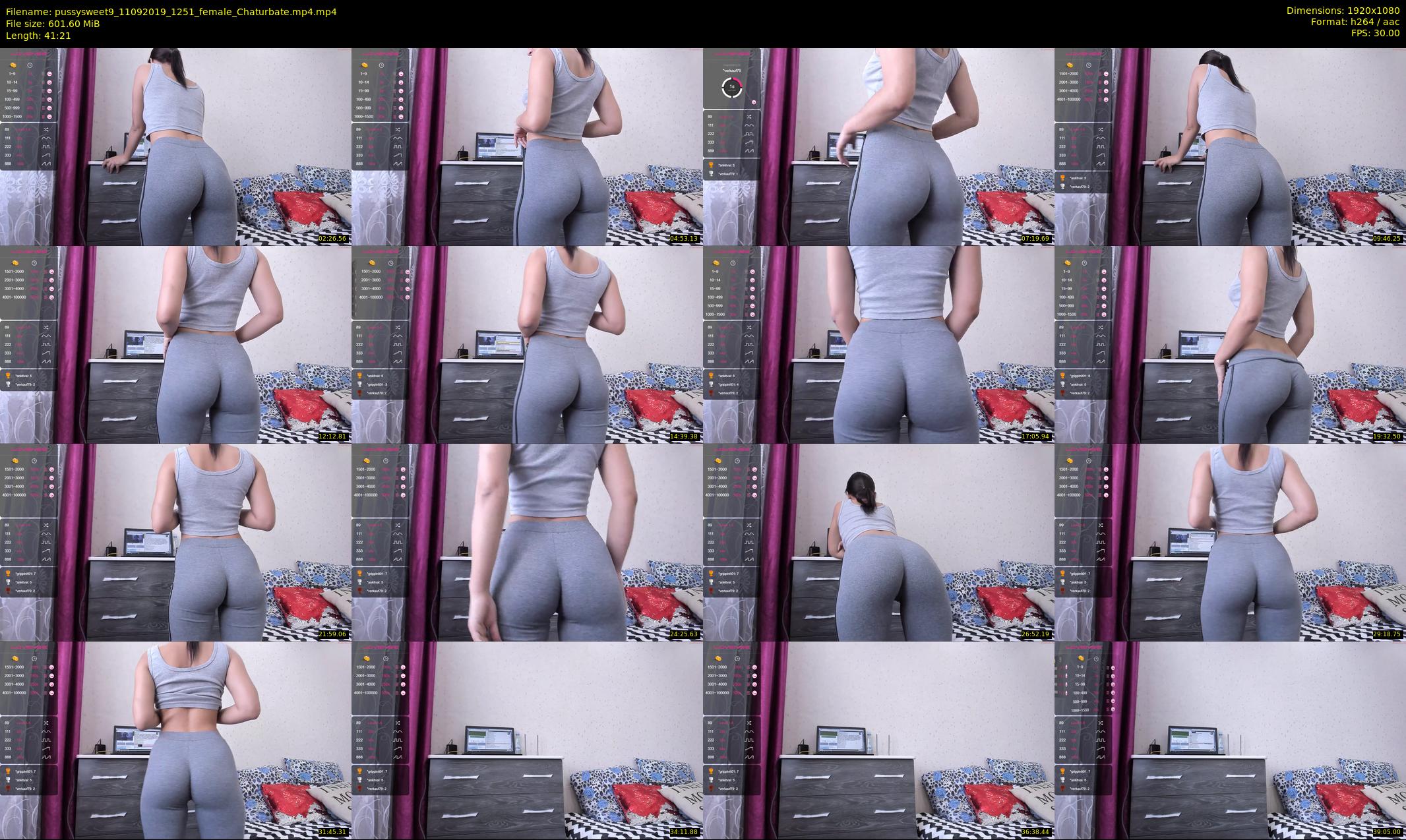 pussysweet9 — 42 minute Chaturbate female cam show recording, 1080p, Sep 11, 2019