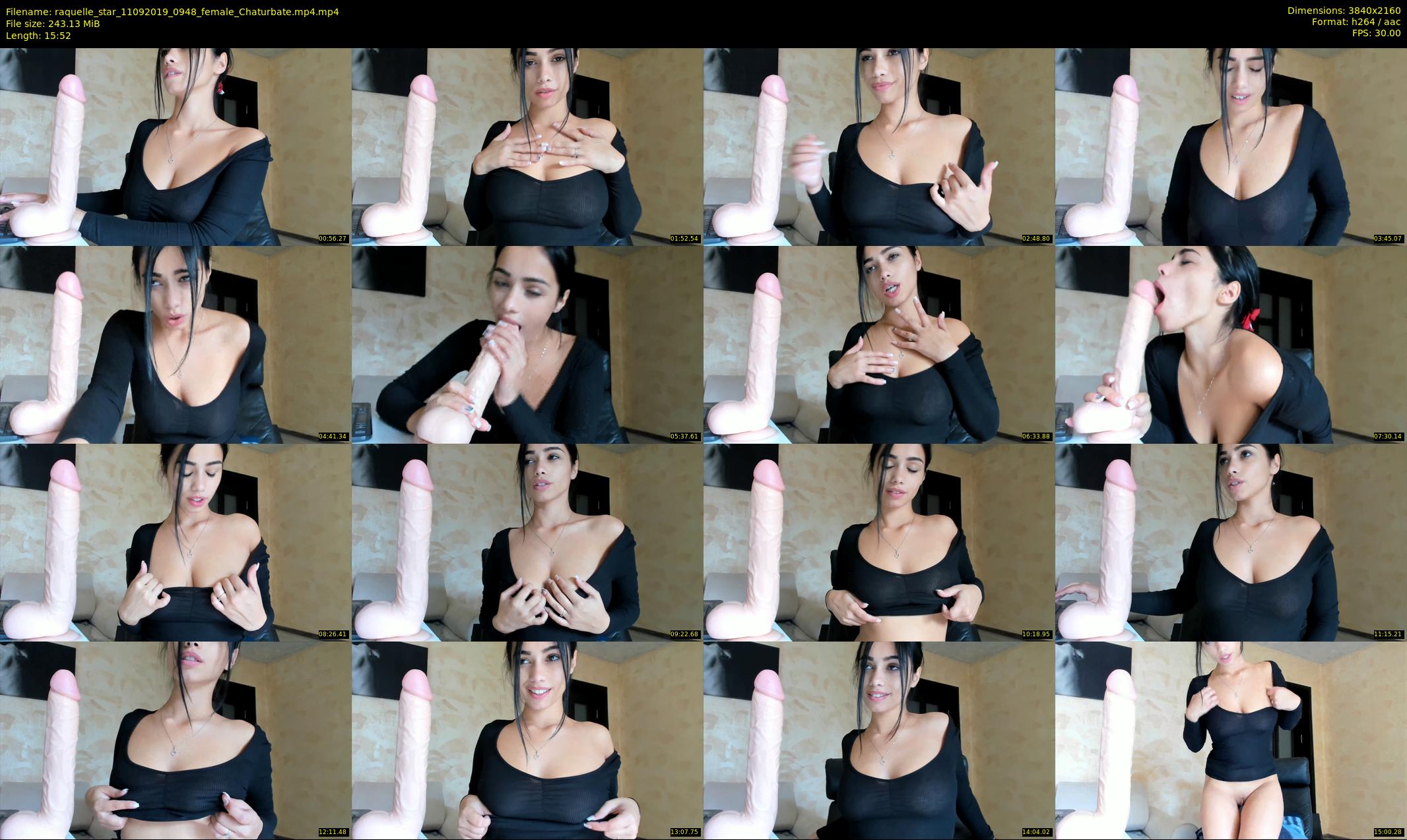 raquelle_star — 16 minute Chaturbate couple cam show recording, 4K, Sep 11, 2019