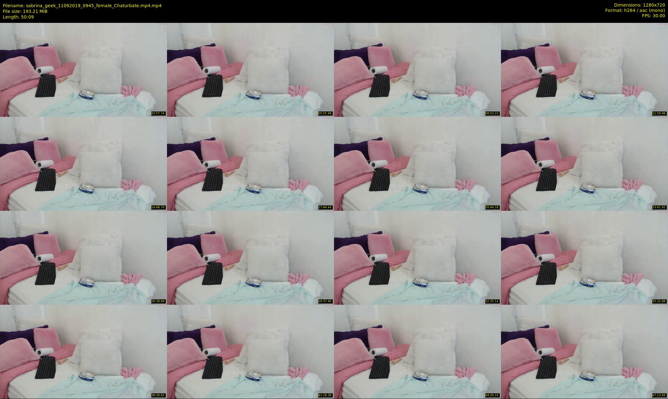sabrina_geek — 51 minute Chaturbate female cam show recording, 720p, Sep 11, 2019