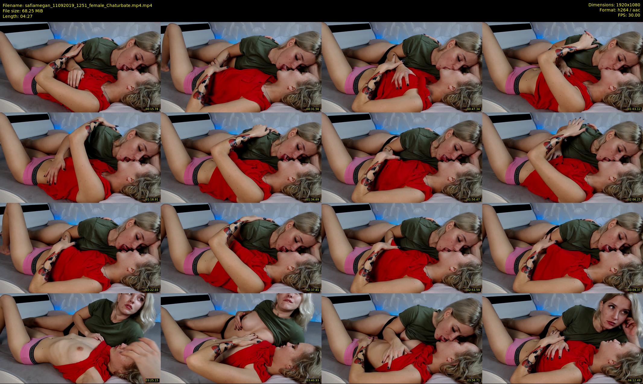 safiamegan — 5 minute Chaturbate couple cam show recording, 1080p, Sep 11, 2019