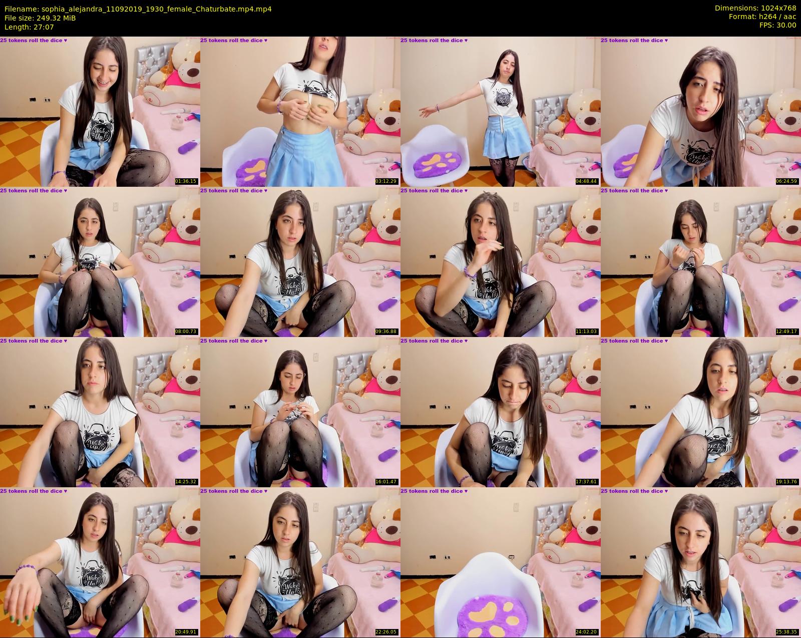 sophia_alejandra — 28 minute Chaturbate female cam show recording, 720p, Sep 11, 2019