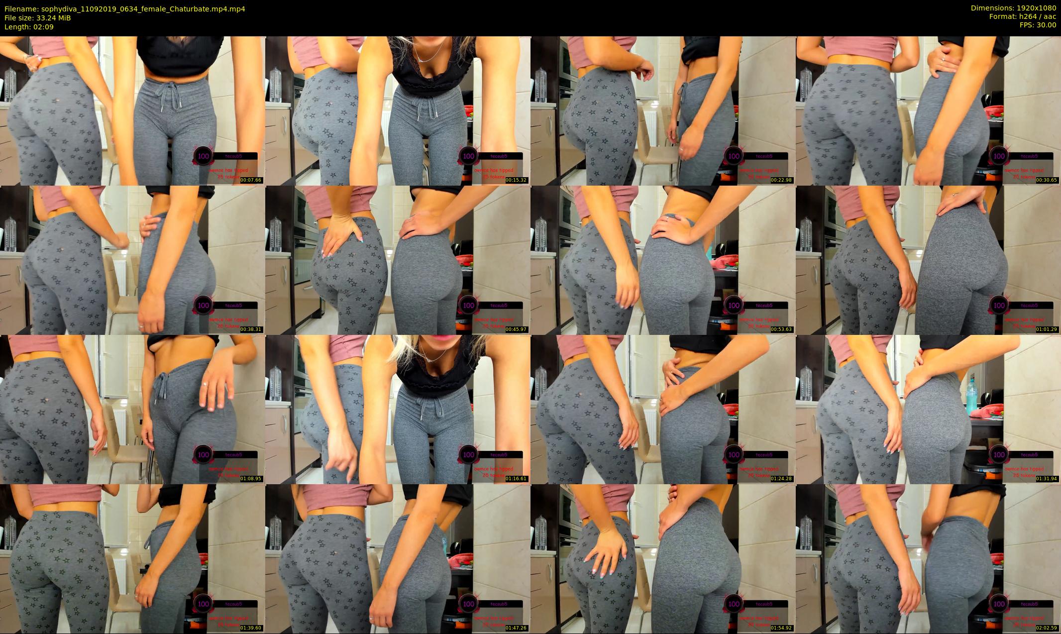sophydiva — 3 minute Chaturbate female cam show recording, 1080p, Sep 11, 2019