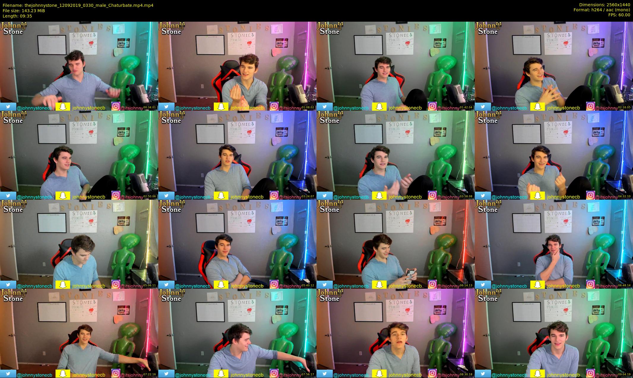 thejohnnystone — 10 minute Chaturbate male cam show recording, 1080p, Sep 12, 2019