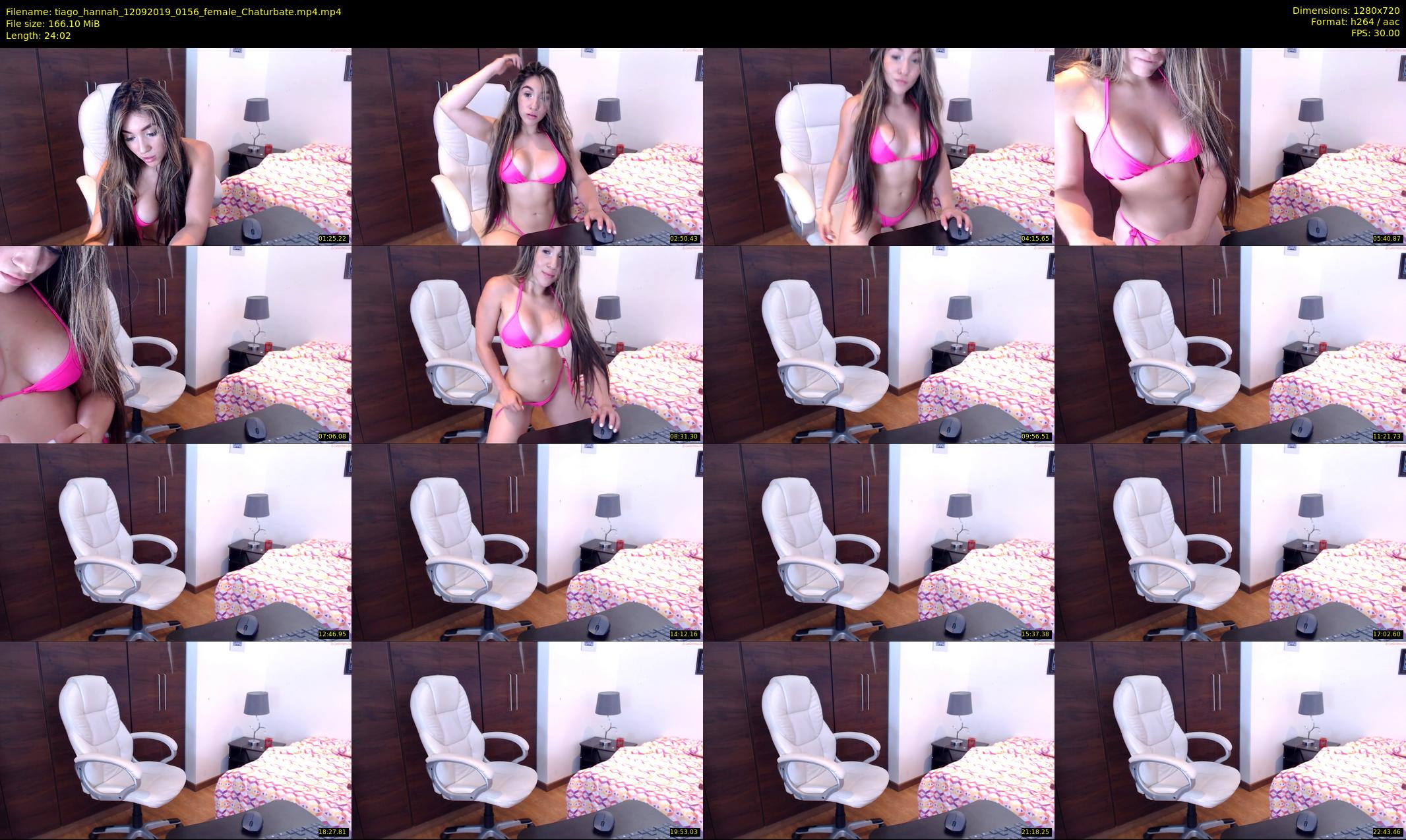 tiago_hannah — 25 minute Chaturbate couple cam show recording, 720p, Sep 12, 2019