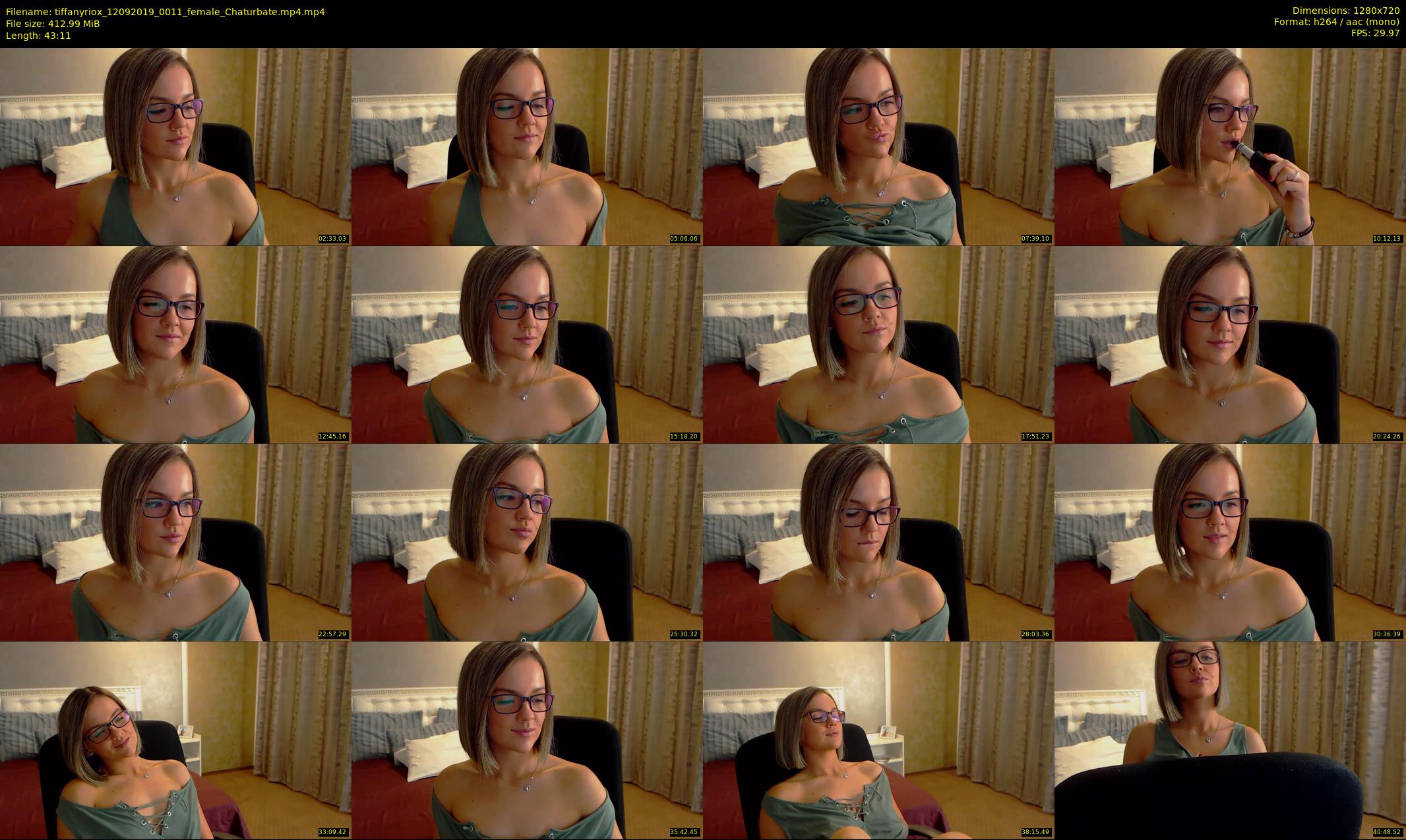 tiffanyriox — 44 minute Chaturbate female cam show recording, 720p, Sep 12, 2019
