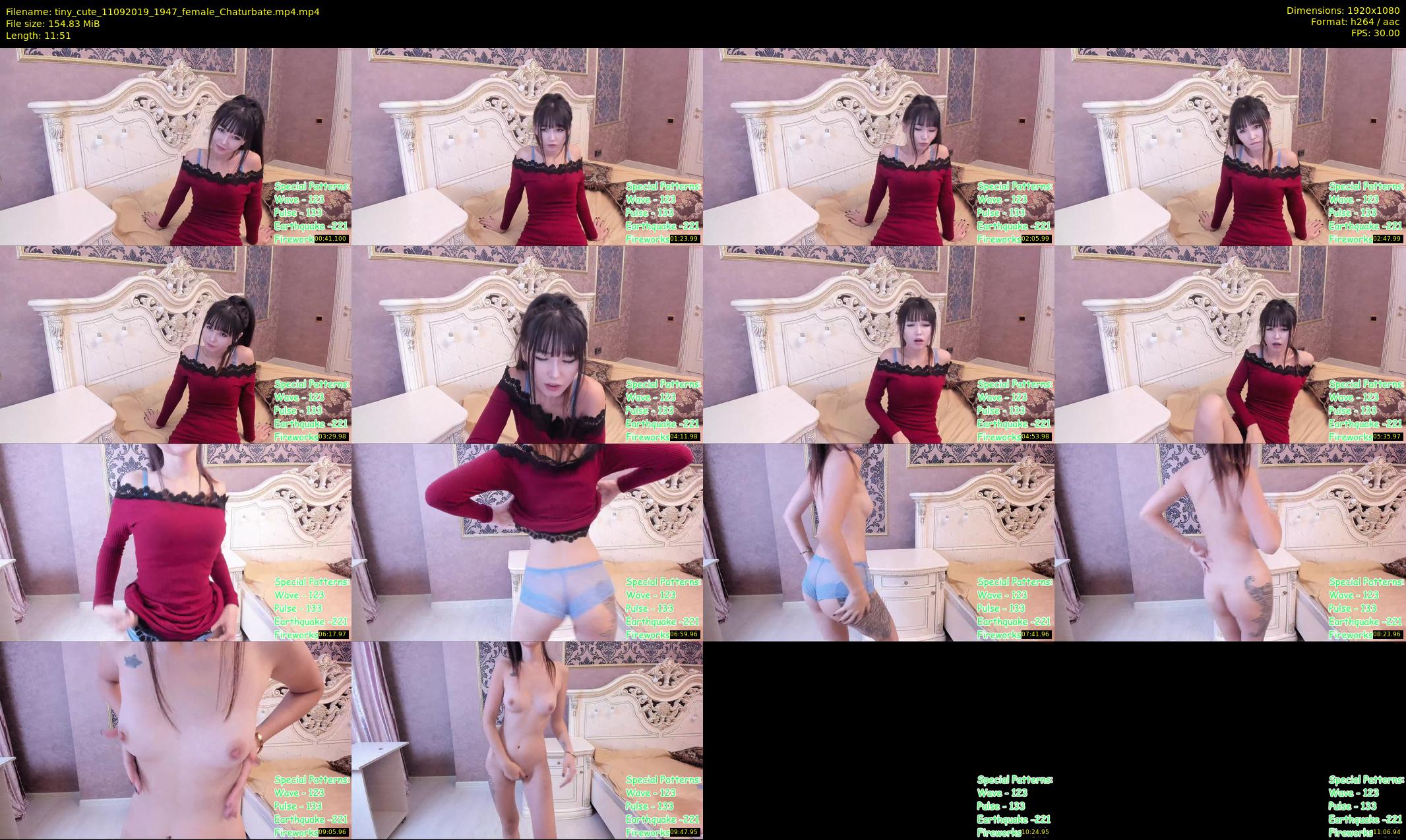 tiny_cute — 12 minute Chaturbate female cam show recording, 1080p, Sep 11, 2019