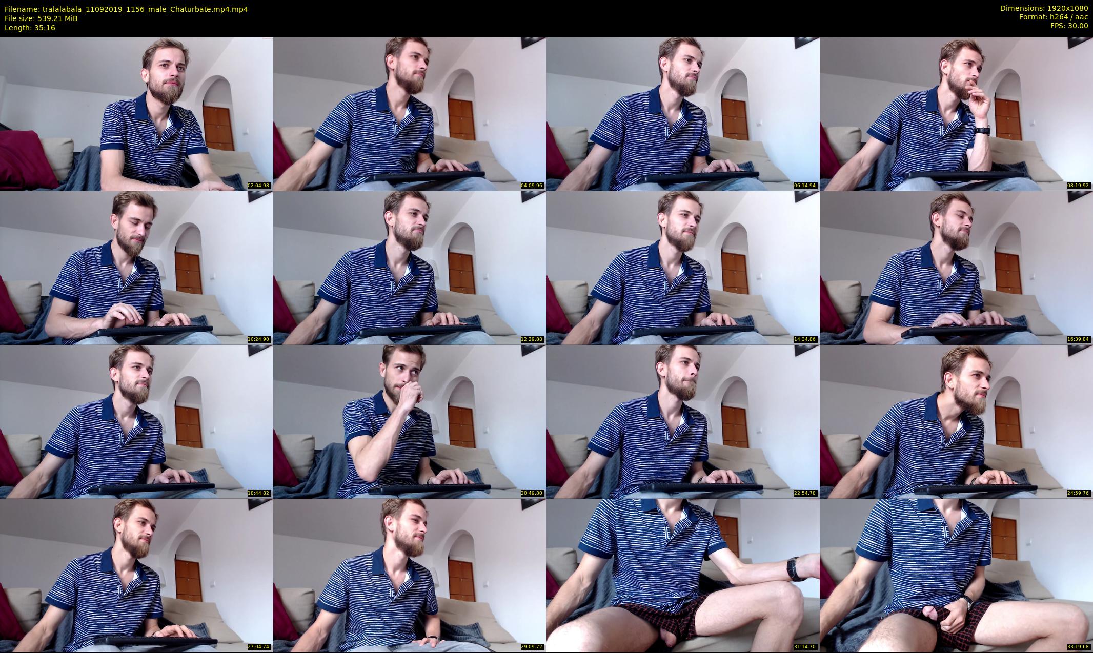 tralalabala — 36 minute Chaturbate male cam show recording, 1080p, Sep 11, 2019