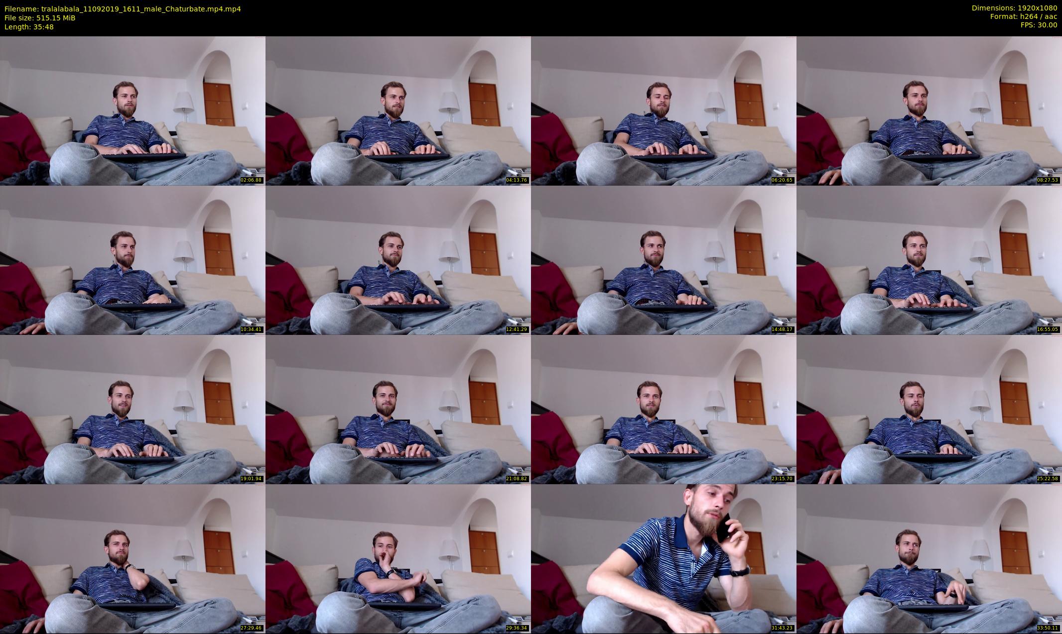 tralalabala — 36 minute Chaturbate male cam show recording, 1080p, Sep 11, 2019