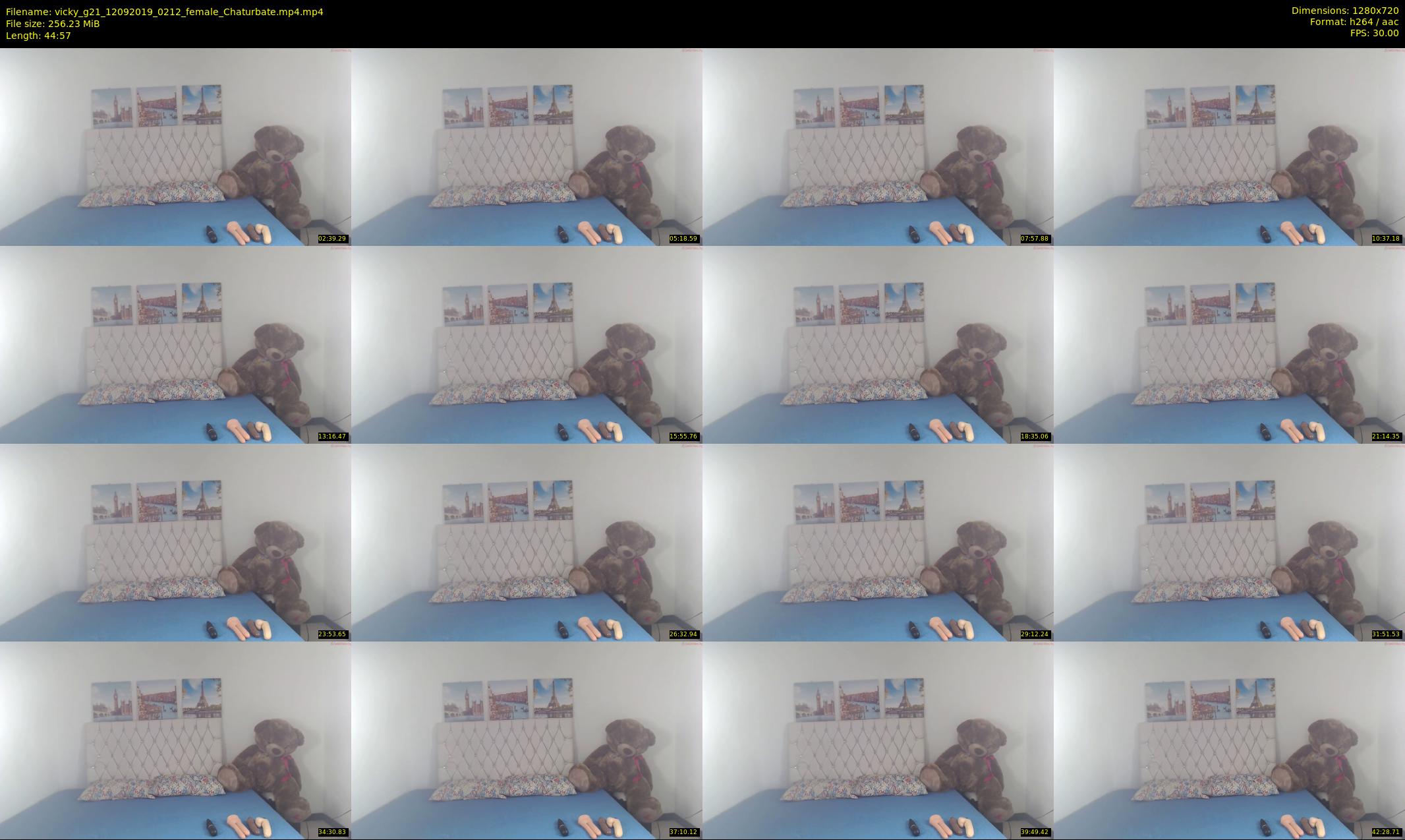 vicky_g21 — 45 minute Chaturbate female cam show recording, 720p, Sep 12, 2019