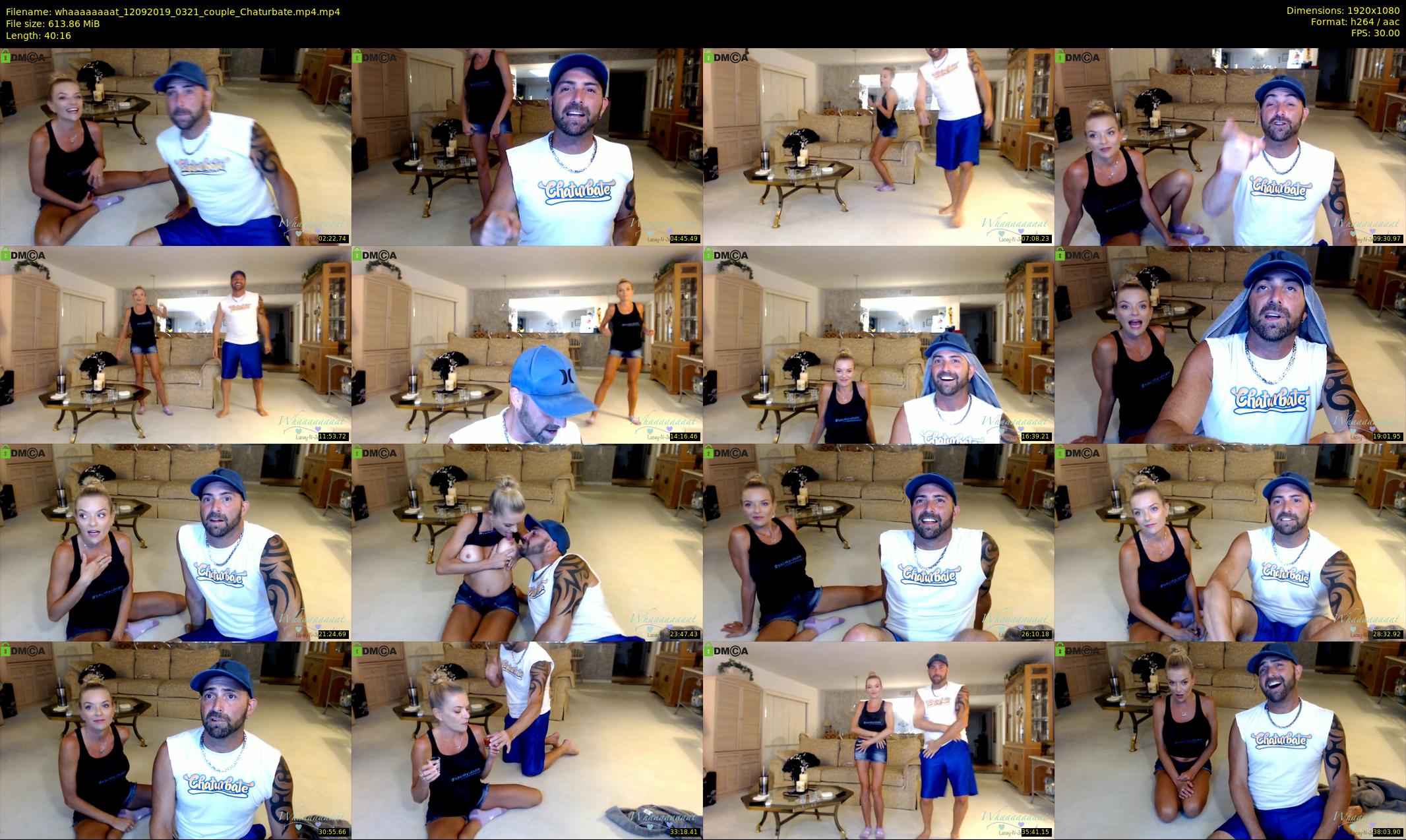whaaaaaaaat — 41 minute Chaturbate couple cam show recording, 1080p, Sep 12, 2019