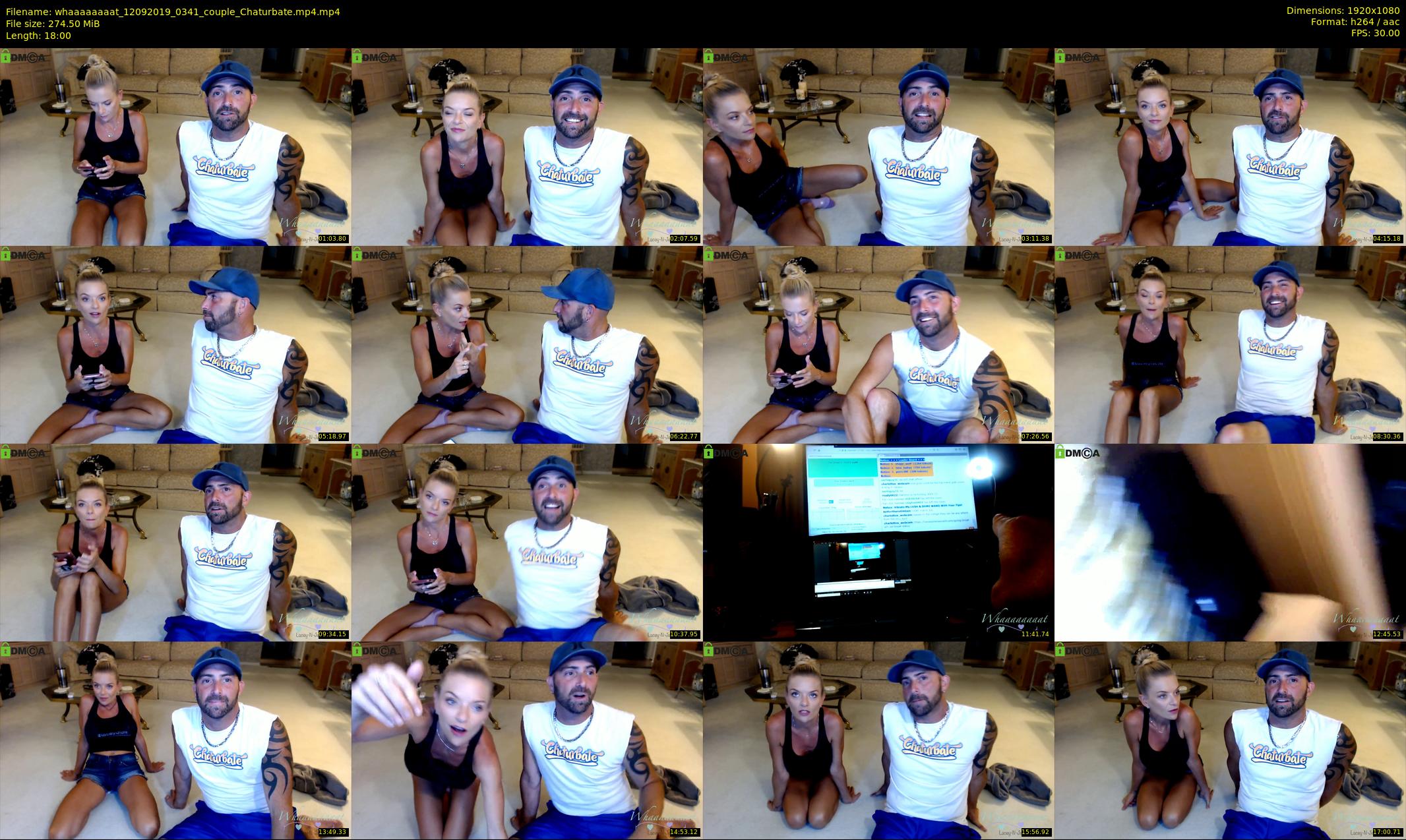 whaaaaaaaat — 18 minute Chaturbate couple cam show recording, 1080p, Sep 12, 2019
