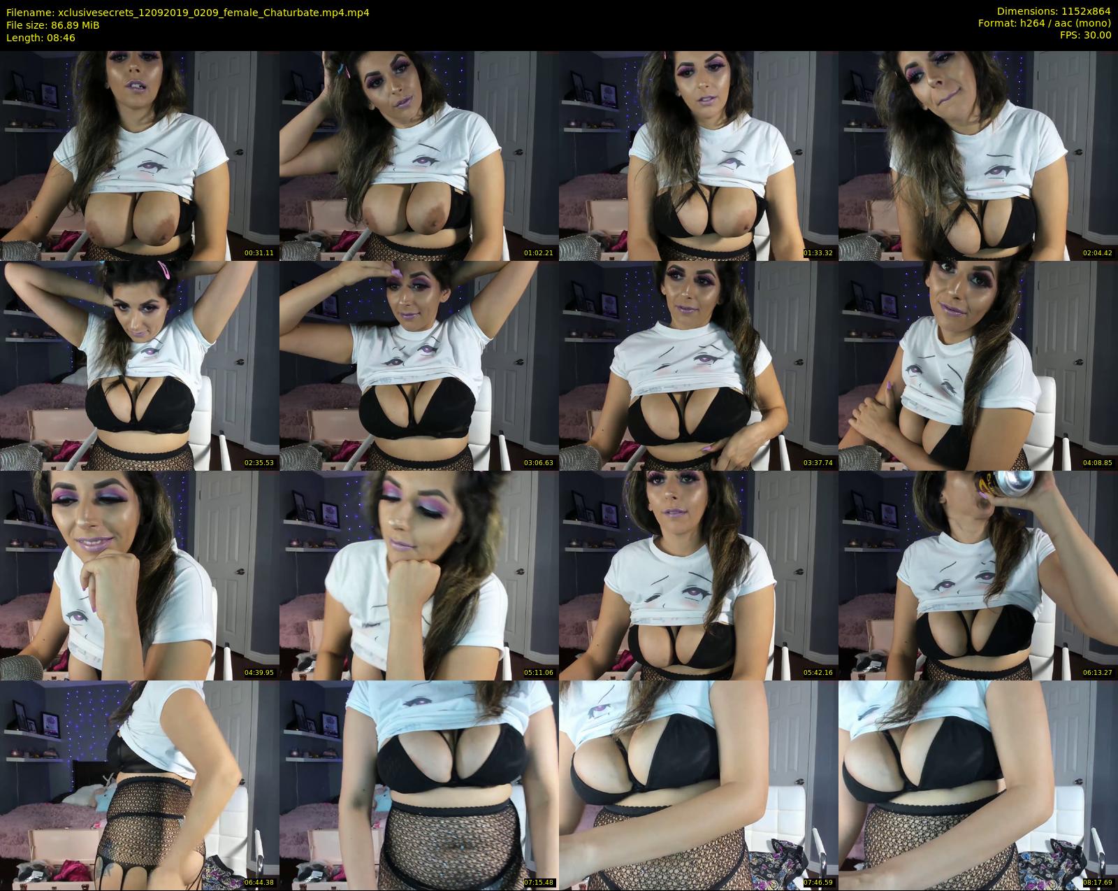 xclusivesecrets — 9 minute Chaturbate female cam show recording, 720p, Sep 12, 2019