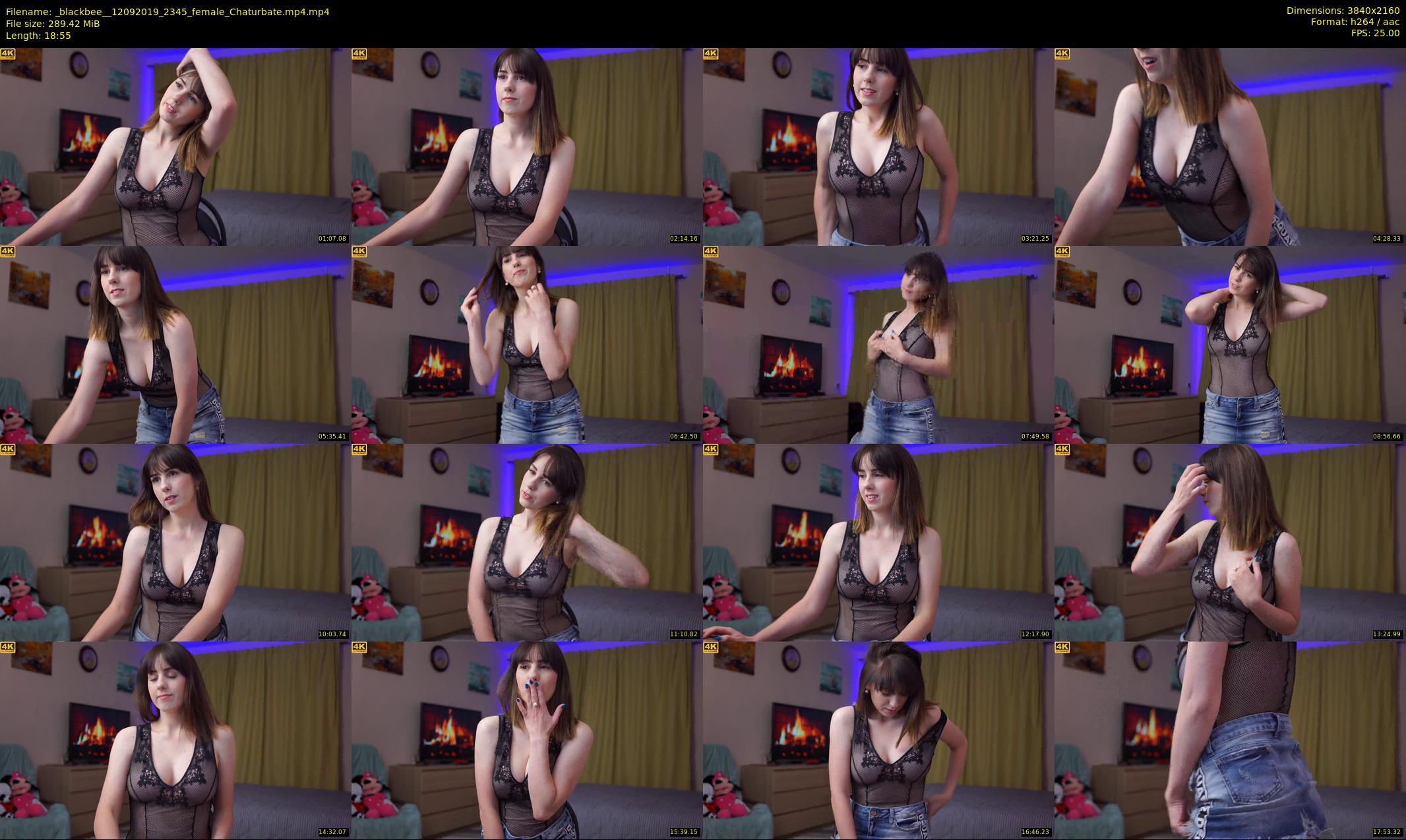 _blackbee_ — 19 minute Chaturbate female cam show recording, 4K, Sep 12, 2019