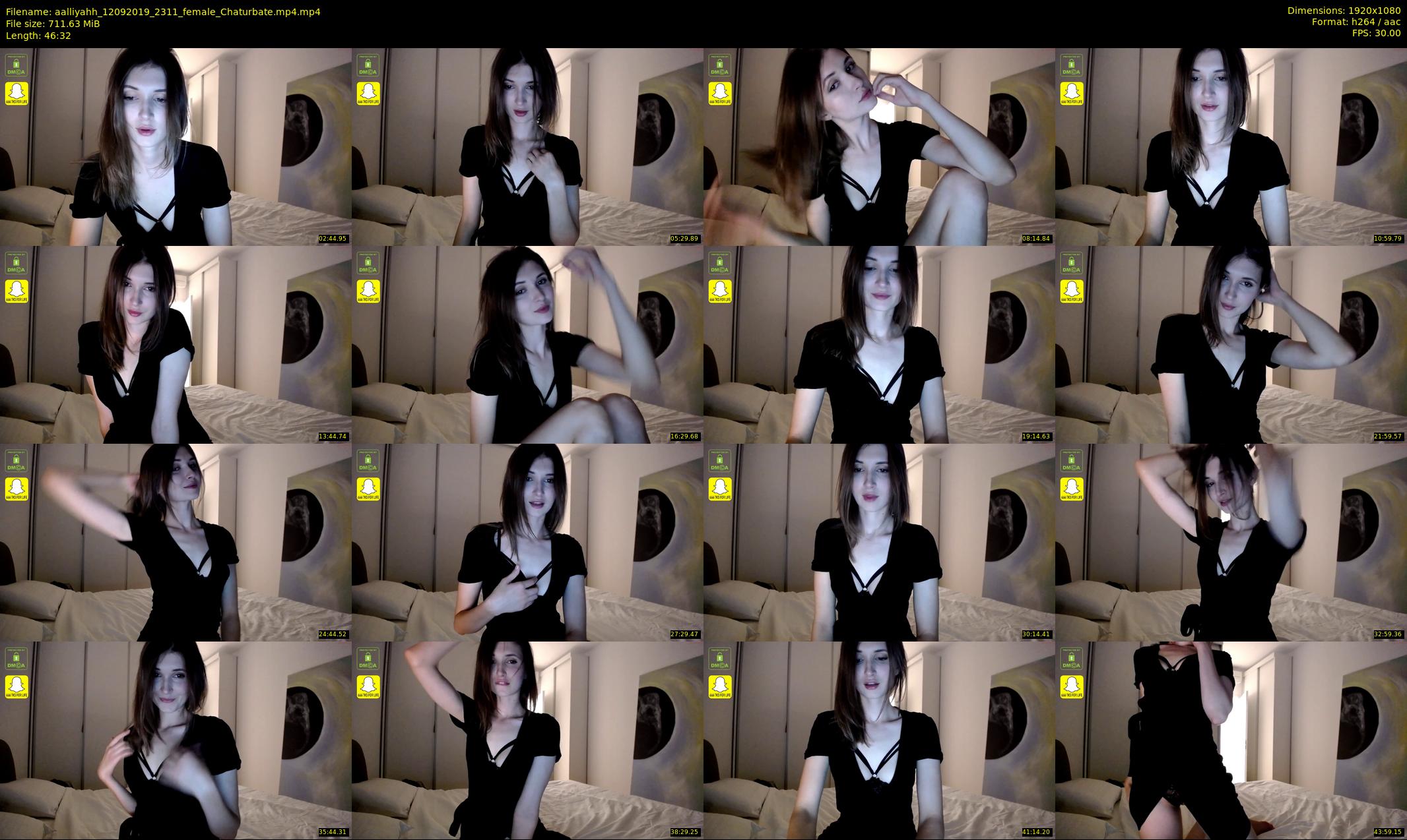 aalliyahh — 47 minute Chaturbate female cam show recording, 1080p, Sep 12, 2019