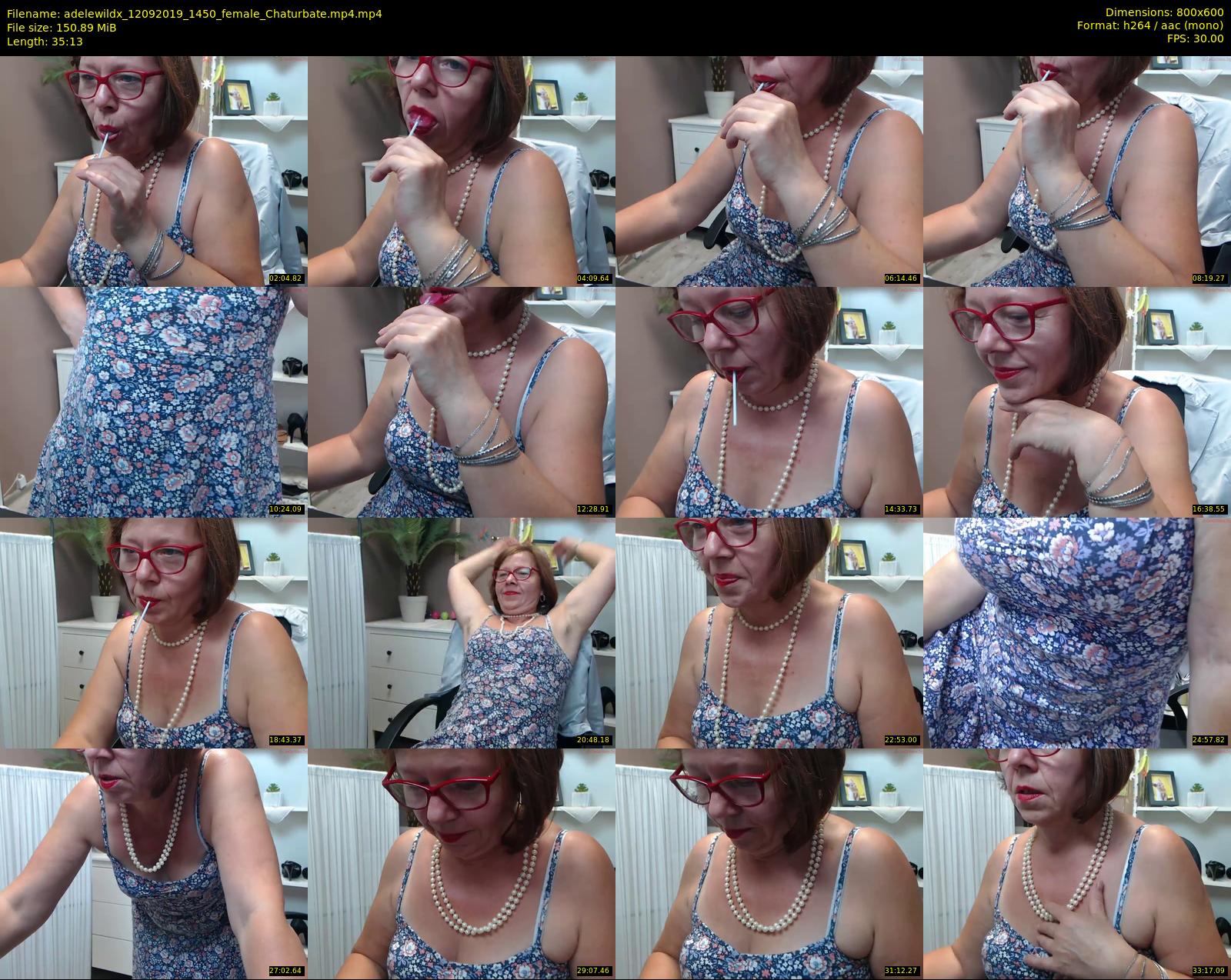 adelewildx — 36 minute Chaturbate female cam show recording, 480p, Sep 12, 2019