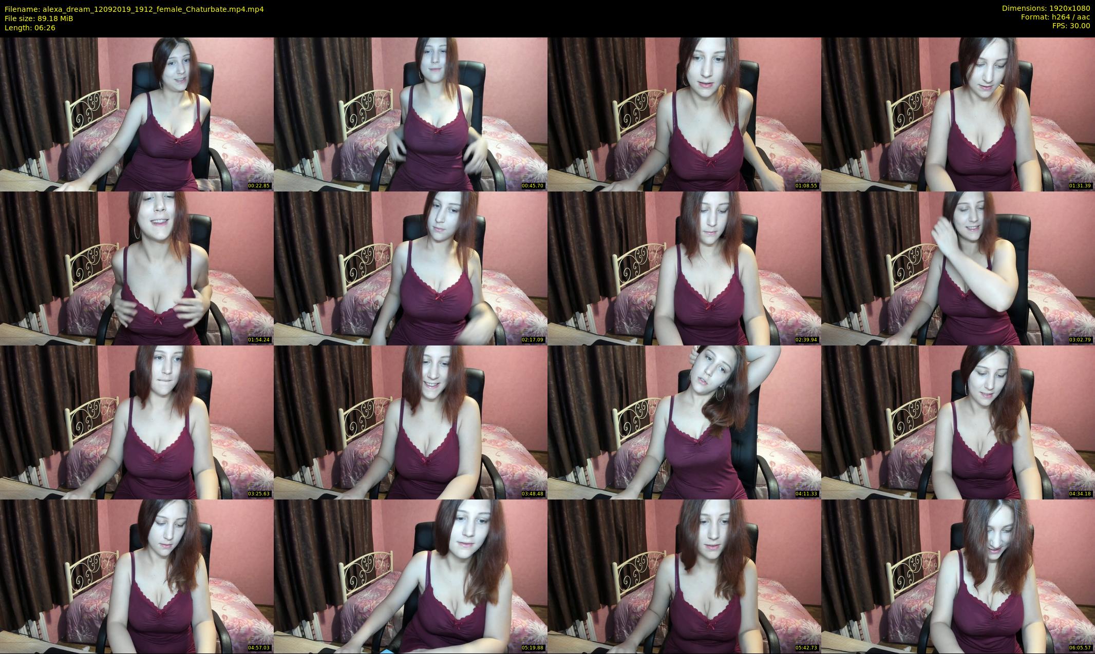 alexa_dream — 7 minute Chaturbate female cam show recording, 1080p, Sep 12, 2019