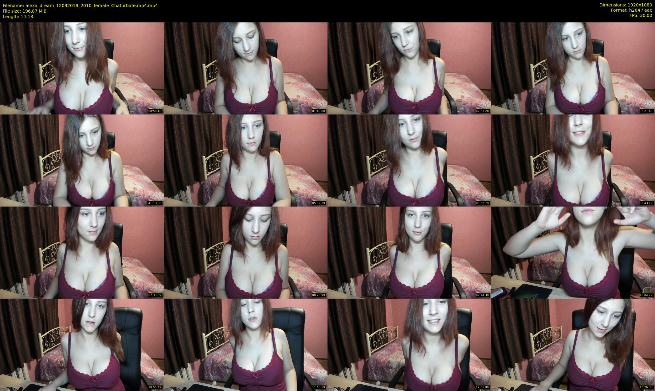 alexa_dream — 15 minute Chaturbate female cam show recording, 1080p, Sep 12, 2019