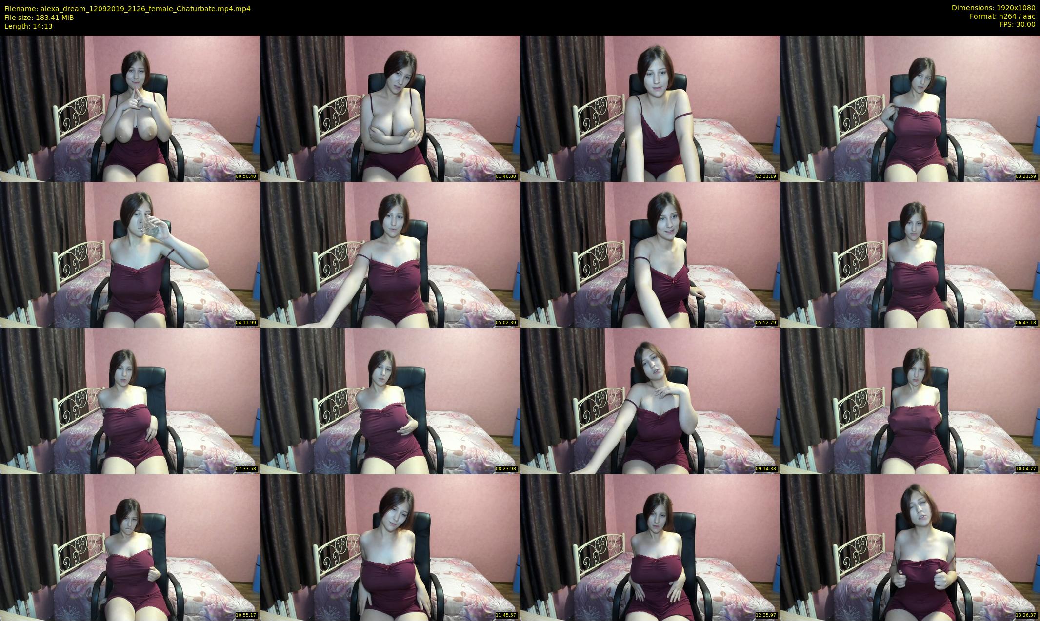 alexa_dream — 15 minute Chaturbate female cam show recording, 1080p, Sep 12, 2019