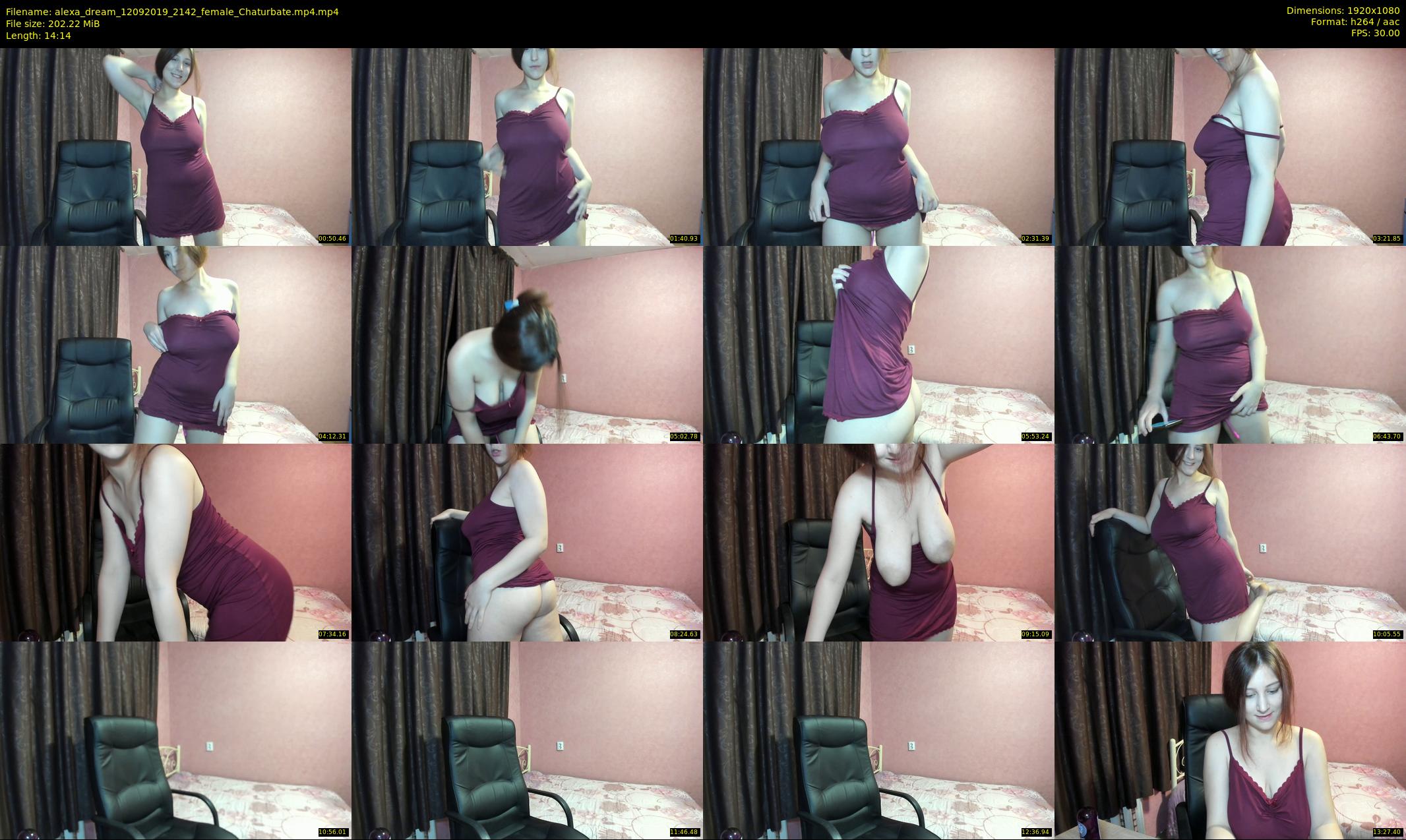 alexa_dream — 15 minute Chaturbate female cam show recording, 1080p, Sep 12, 2019