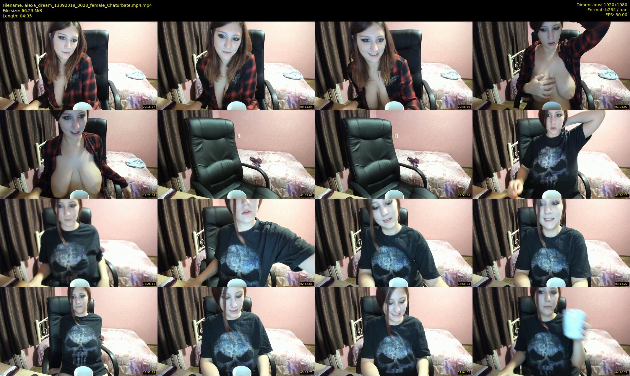 alexa_dream — 5 minute Chaturbate female cam show recording, 1080p, Sep 13, 2019