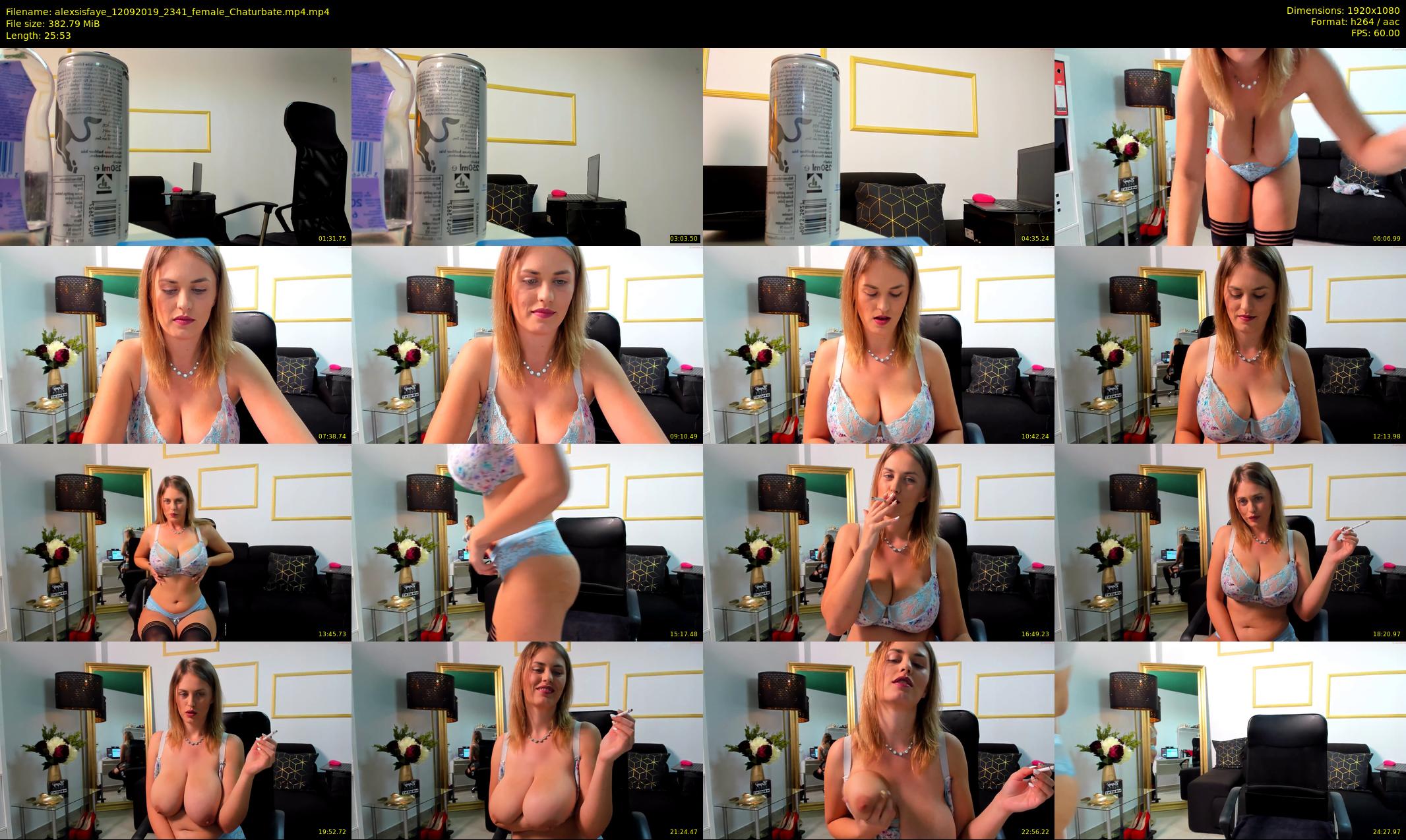 alexsisfaye — 26 minute Chaturbate female cam show recording, 1080p, Sep 12, 2019