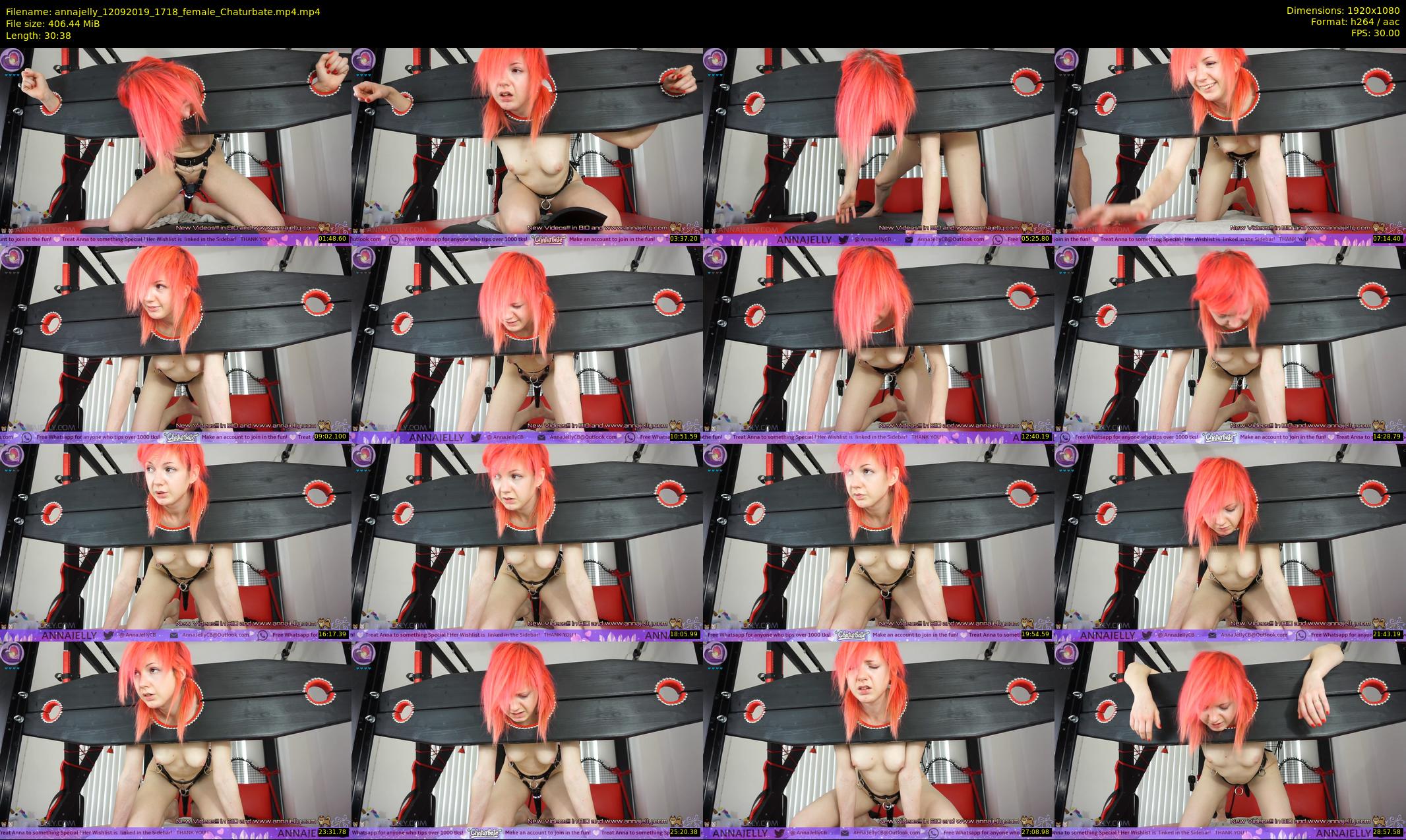 annajelly — 31 minute Chaturbate couple cam show recording, 1080p, Sep 12, 2019