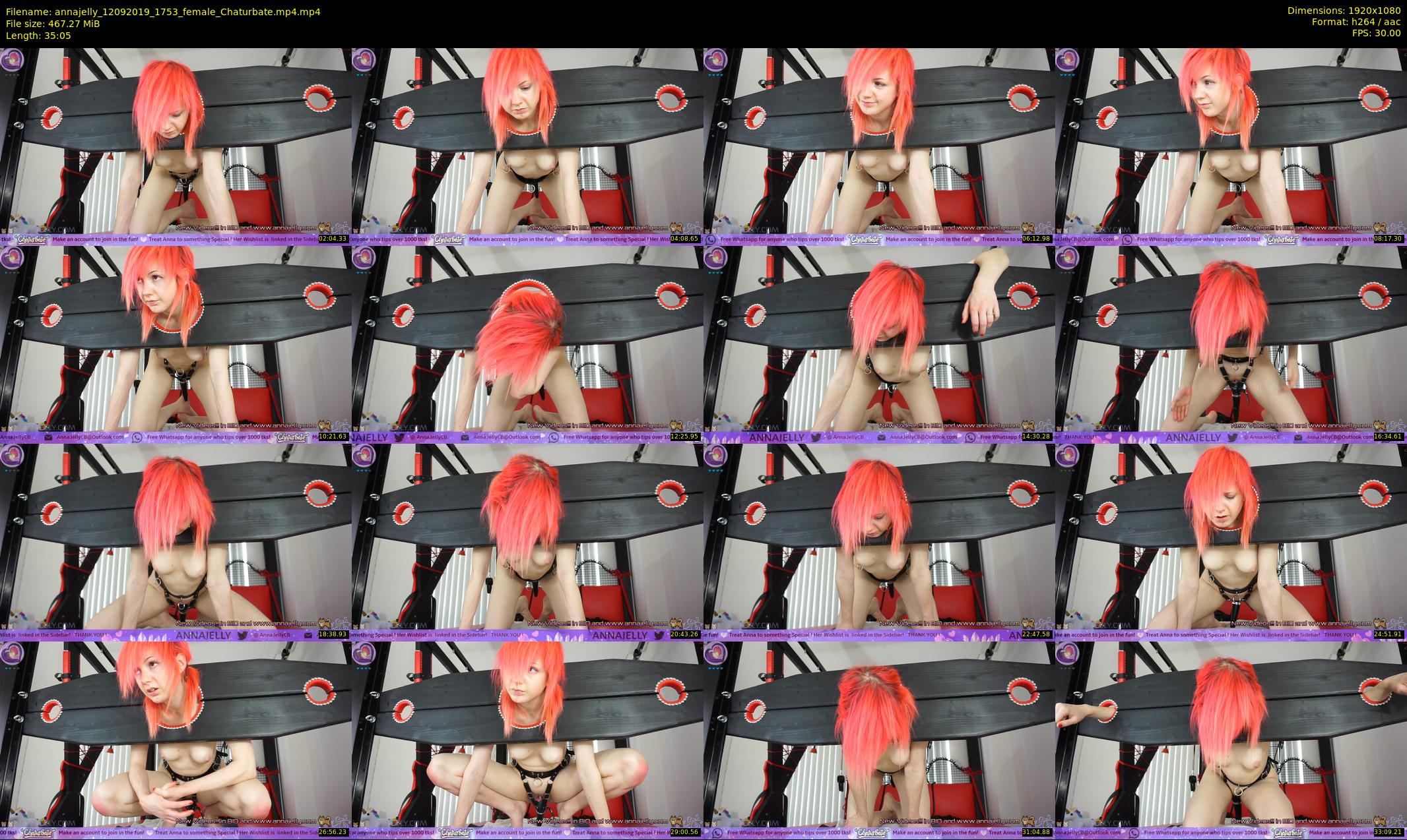 annajelly — 36 minute Chaturbate couple cam show recording, 1080p, Sep 12, 2019