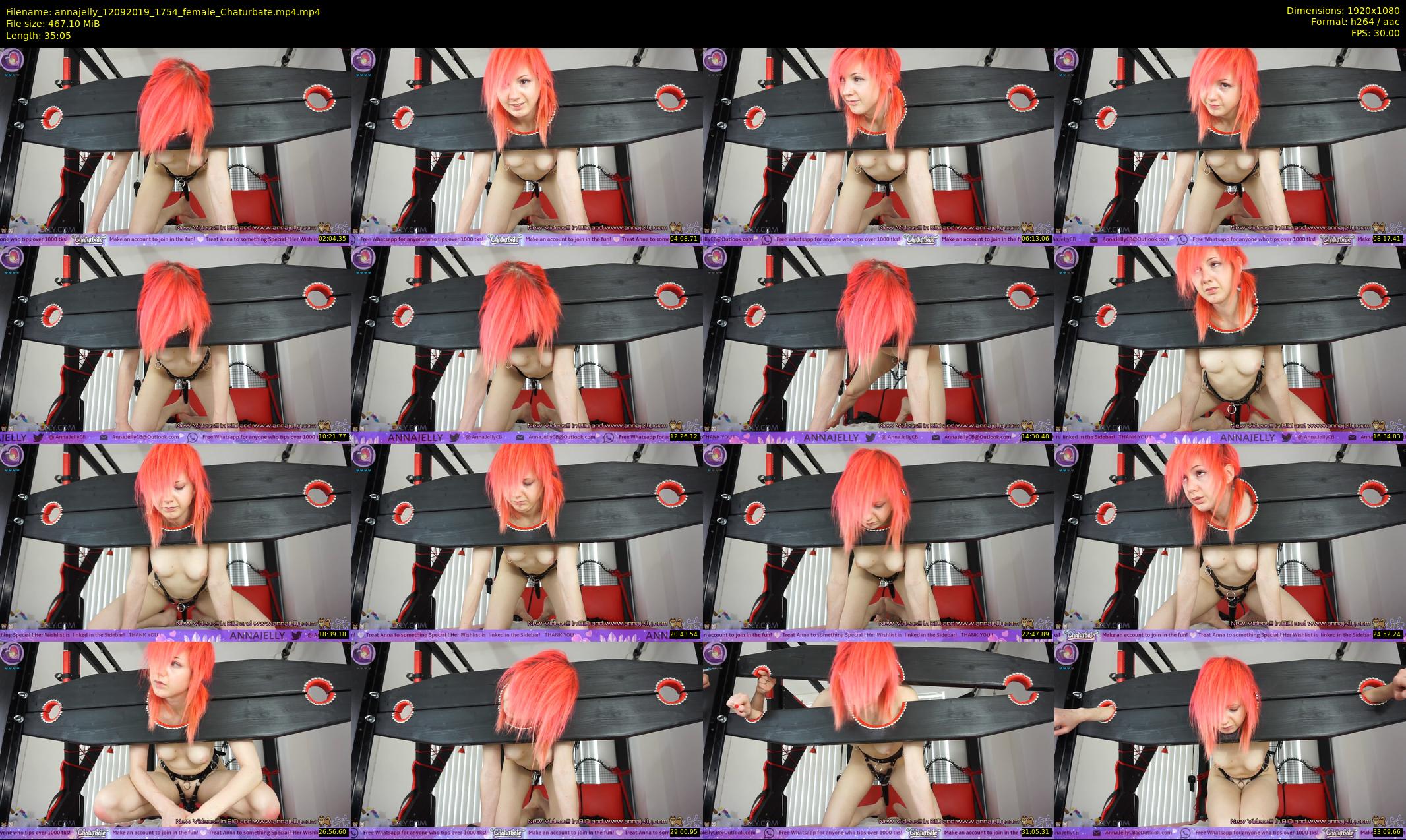 annajelly — 36 minute Chaturbate couple cam show recording, 1080p, Sep 12, 2019