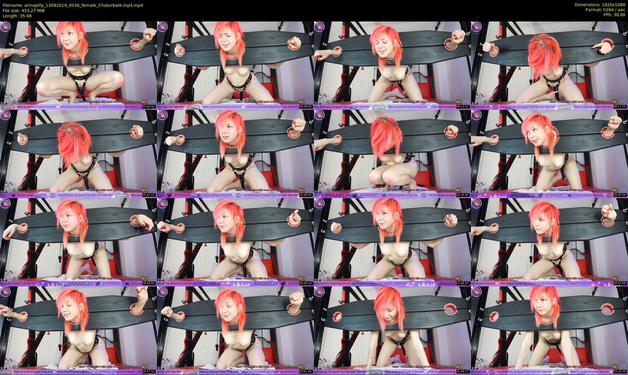 annajelly — 36 minute Chaturbate couple cam show recording, 1080p, Sep 13, 2019