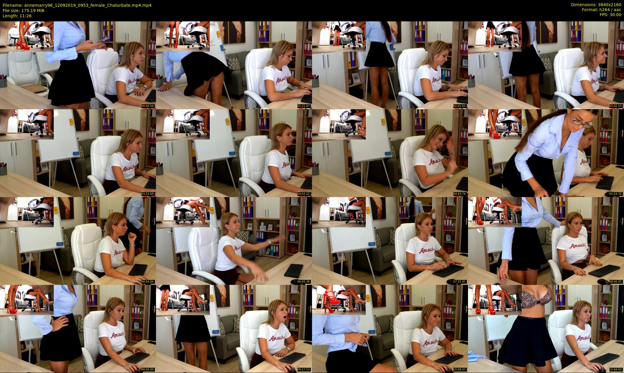 annemarry96 — 12 minute Chaturbate female cam show recording, 4K, Sep 12, 2019