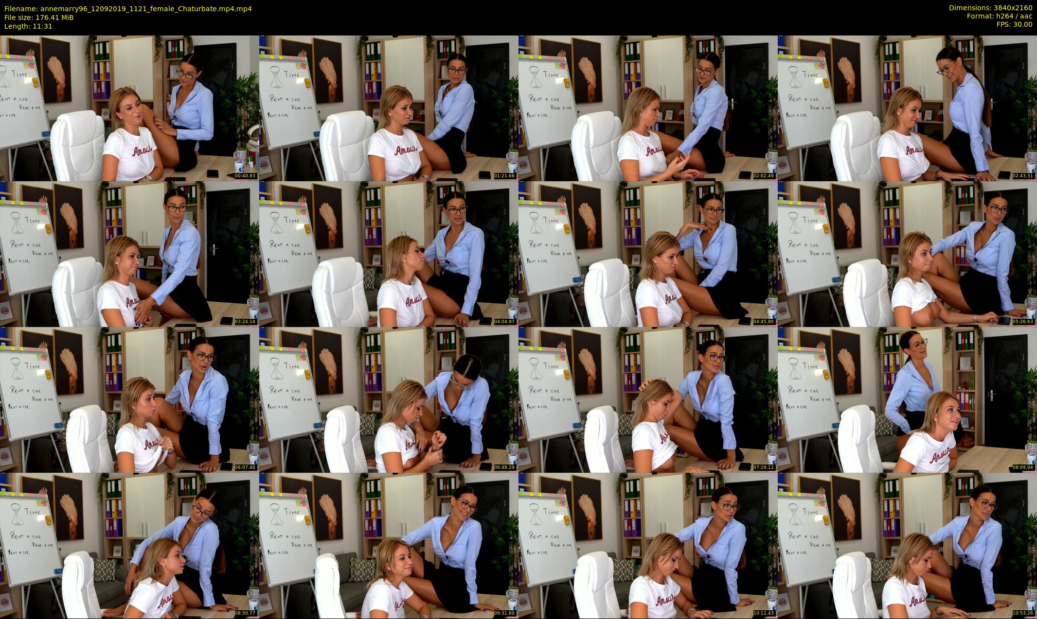 annemarry96 — 12 minute Chaturbate female cam show recording, 4K, Sep 12, 2019
