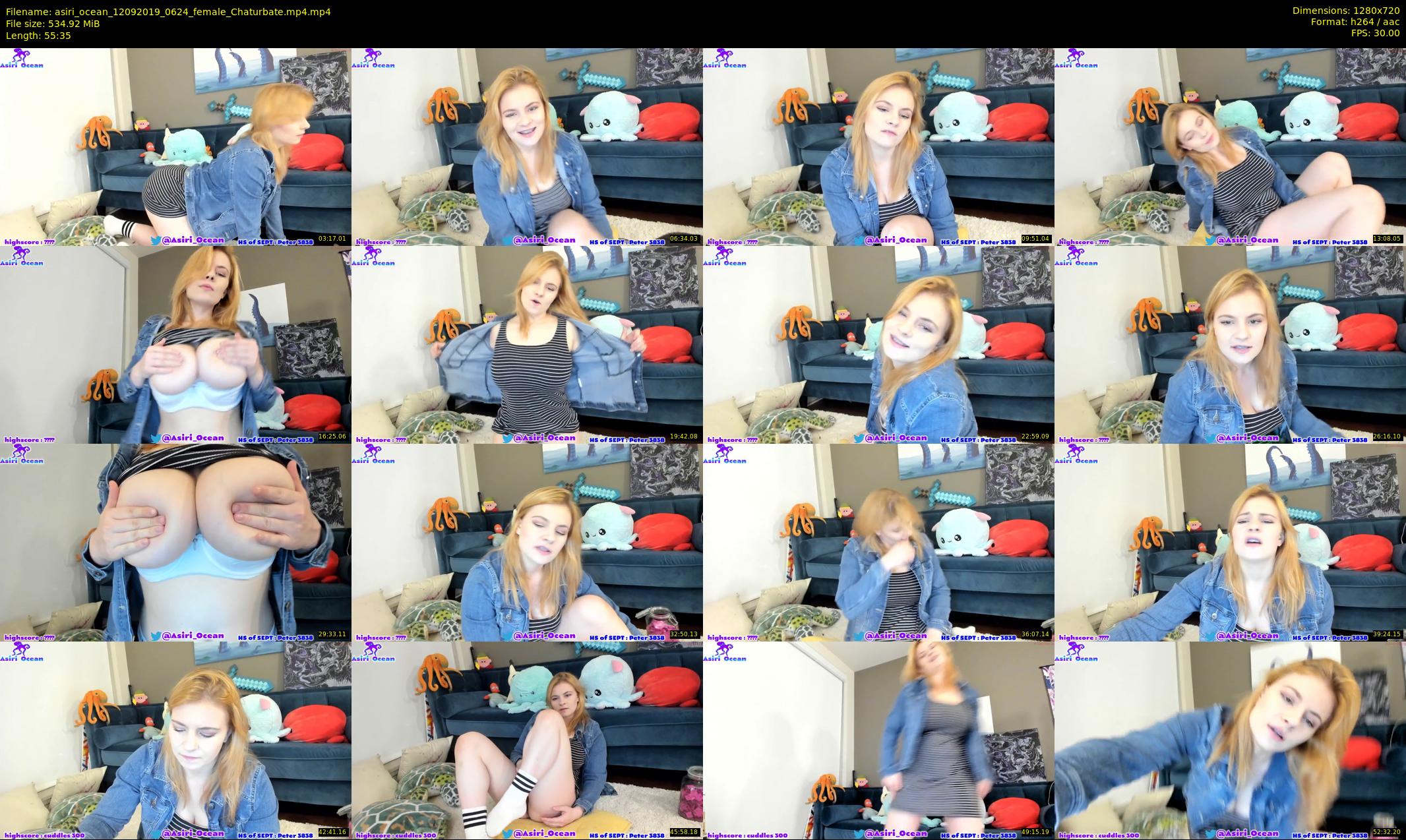 asiri_ocean — 56 minute Chaturbate female cam show recording, 720p, Sep 12, 2019