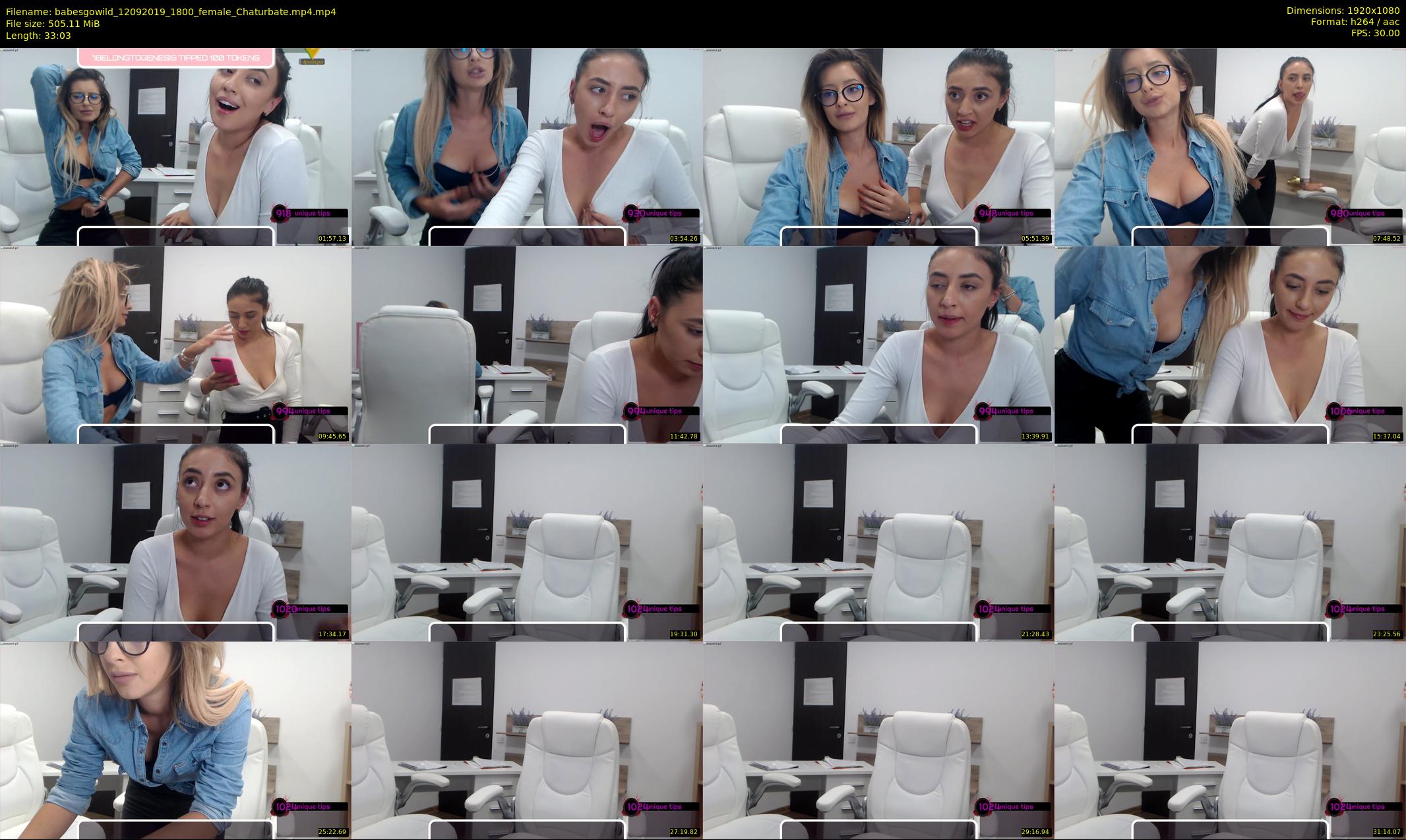 babesgowild — 34 minute Chaturbate couple cam show recording, 1080p, Sep 12, 2019