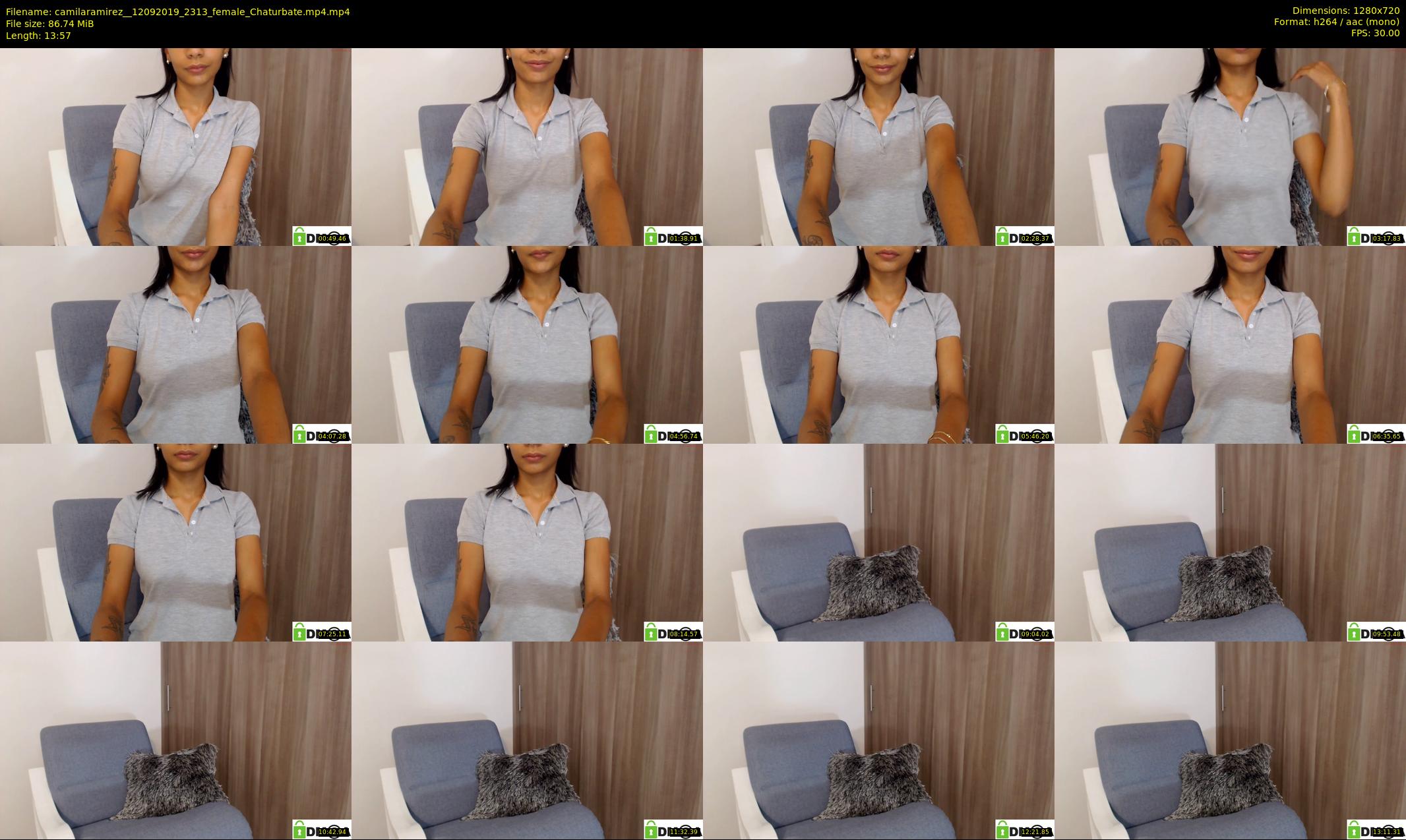 camilaramirez_ — 14 minute Chaturbate female cam show recording, 720p, Sep 12, 2019