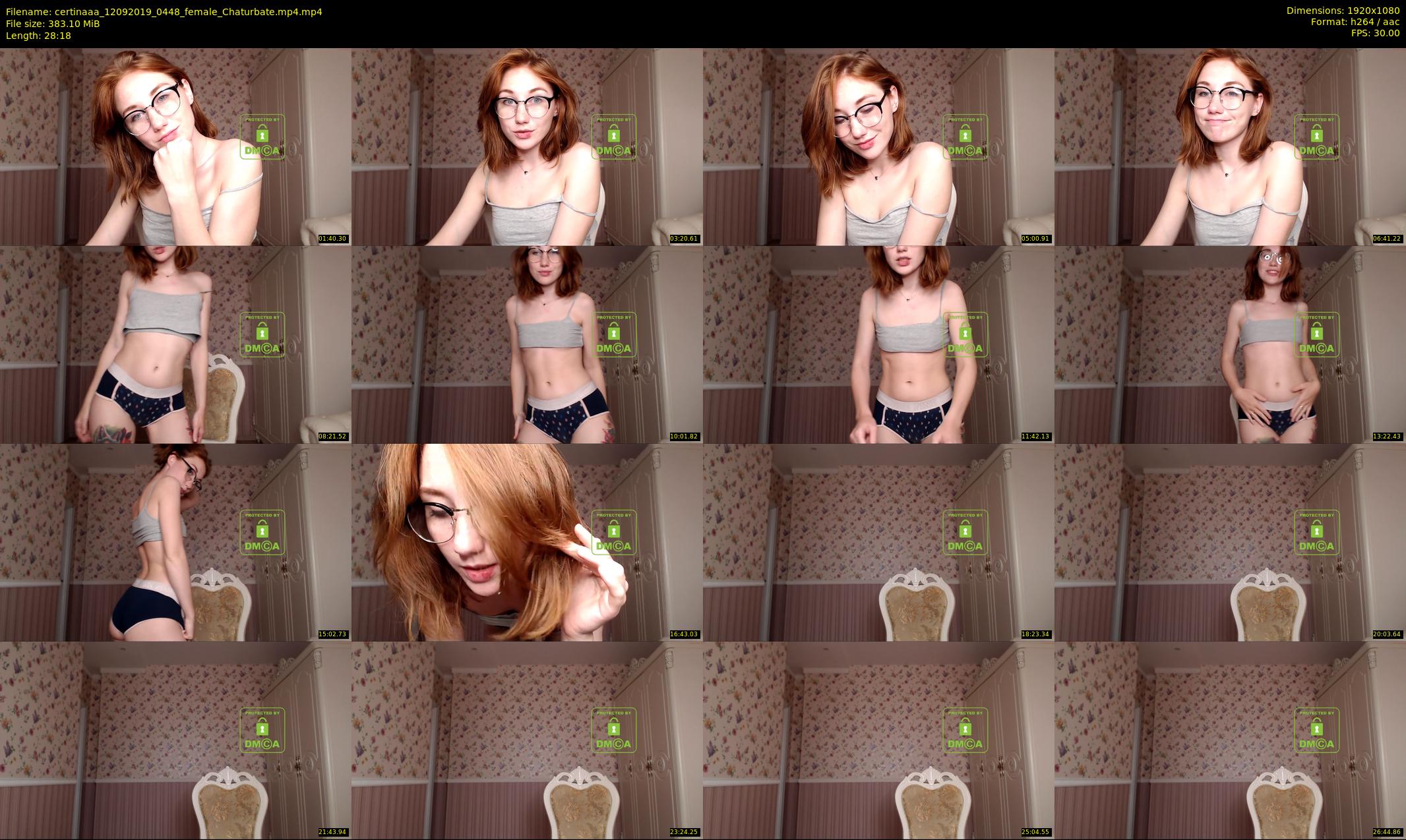 certinaaa — 29 minute Chaturbate female cam show recording, 1080p, Sep 12, 2019