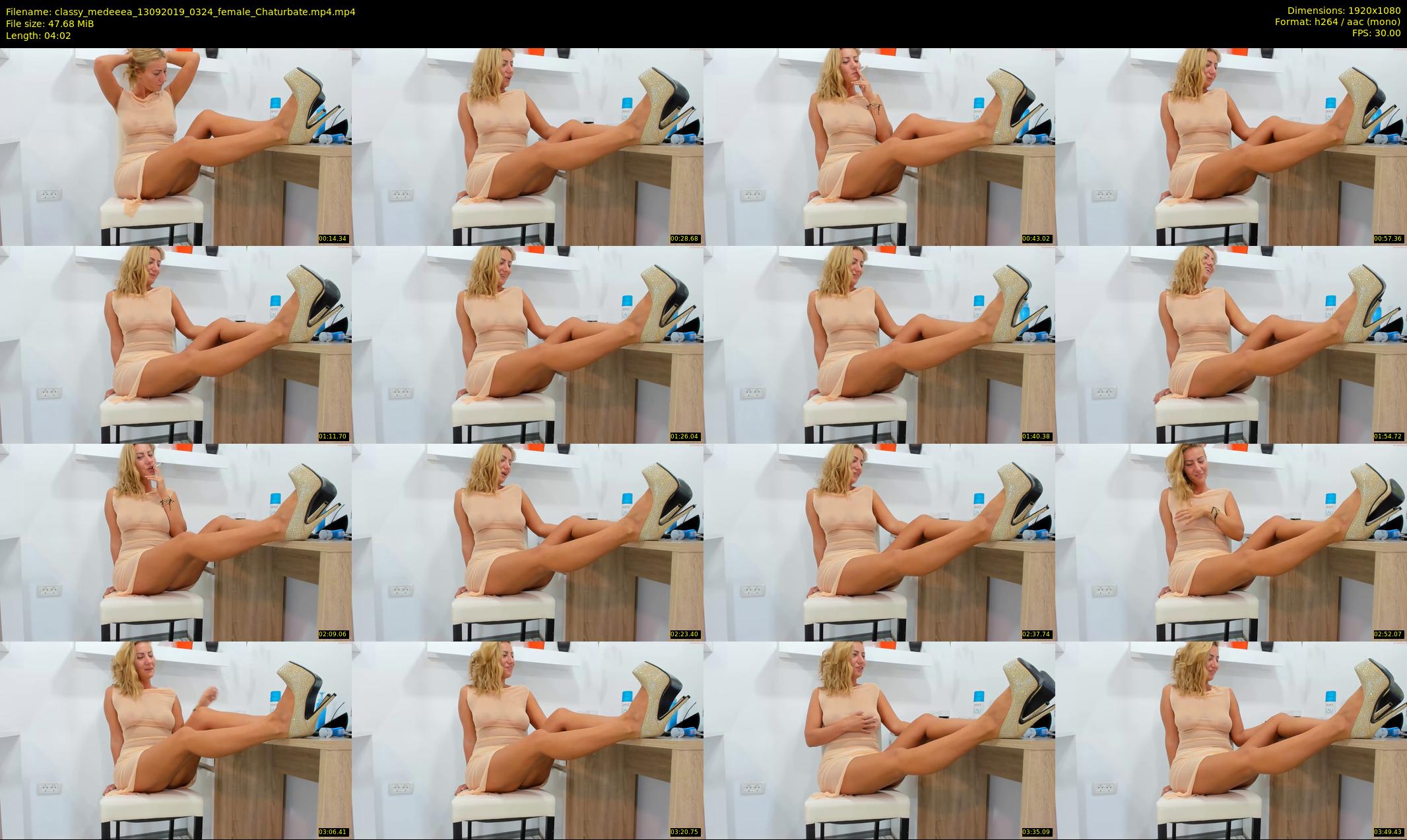classy_medeeea — 5 minute Chaturbate female cam show recording, 1080p, Sep 13, 2019