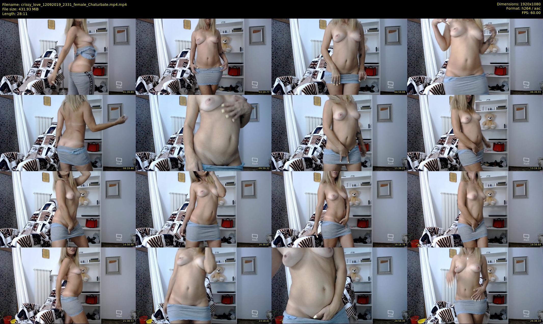 crissy_love — 29 minute Chaturbate female cam show recording, 1080p, Sep 12, 2019