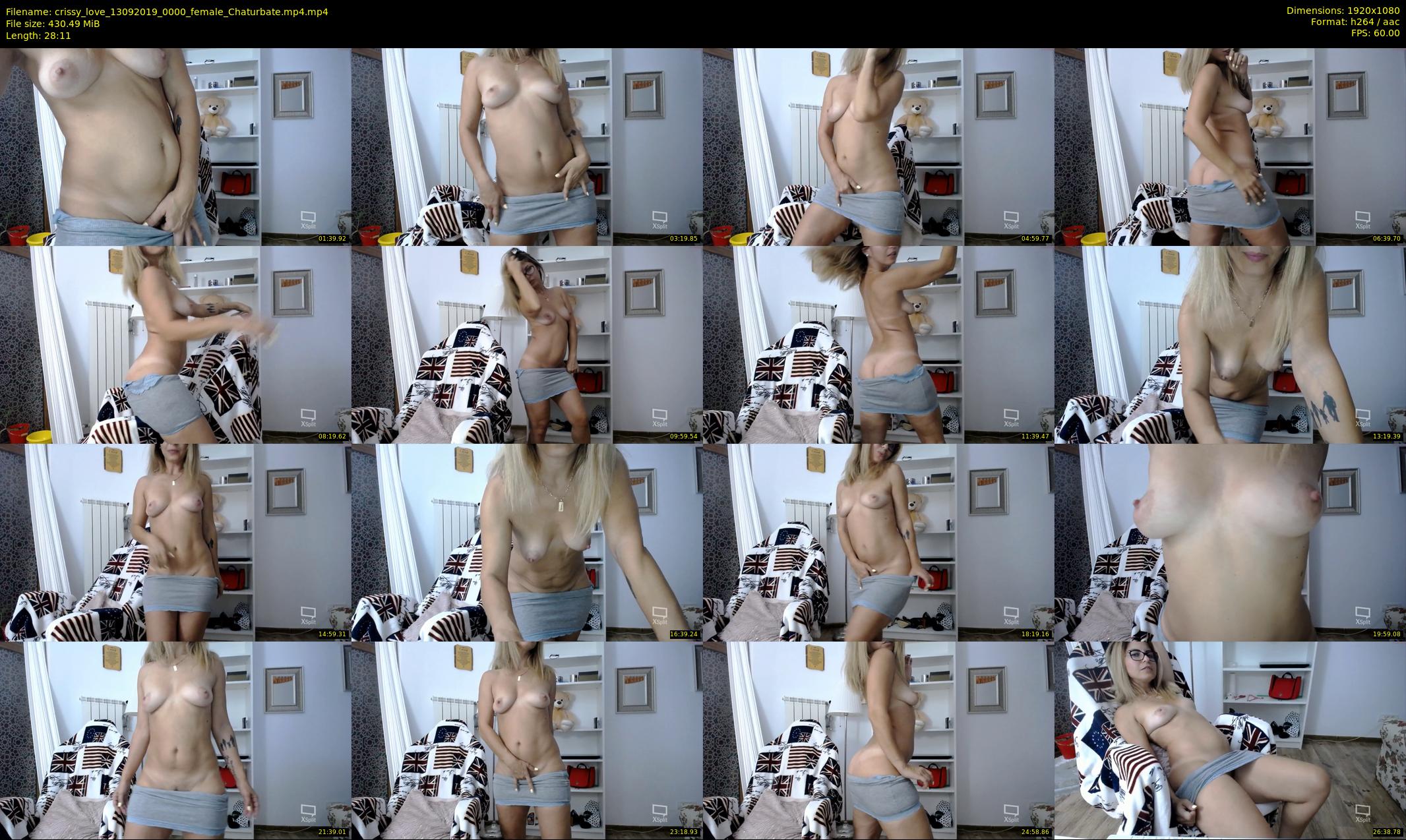 crissy_love — 29 minute Chaturbate female cam show recording, 1080p, Sep 13, 2019