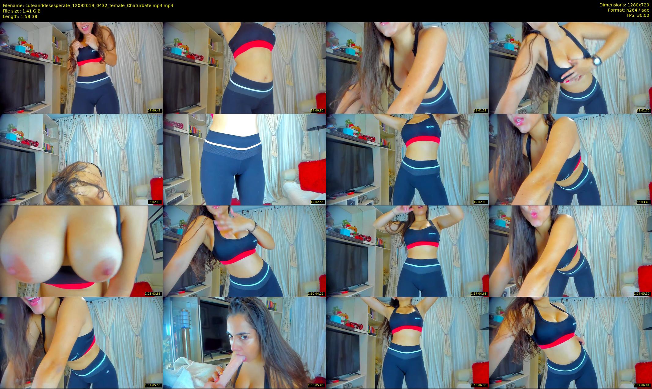 cuteanddesesperate — 119 minute Chaturbate female cam show recording, 720p, Sep 12, 2019
