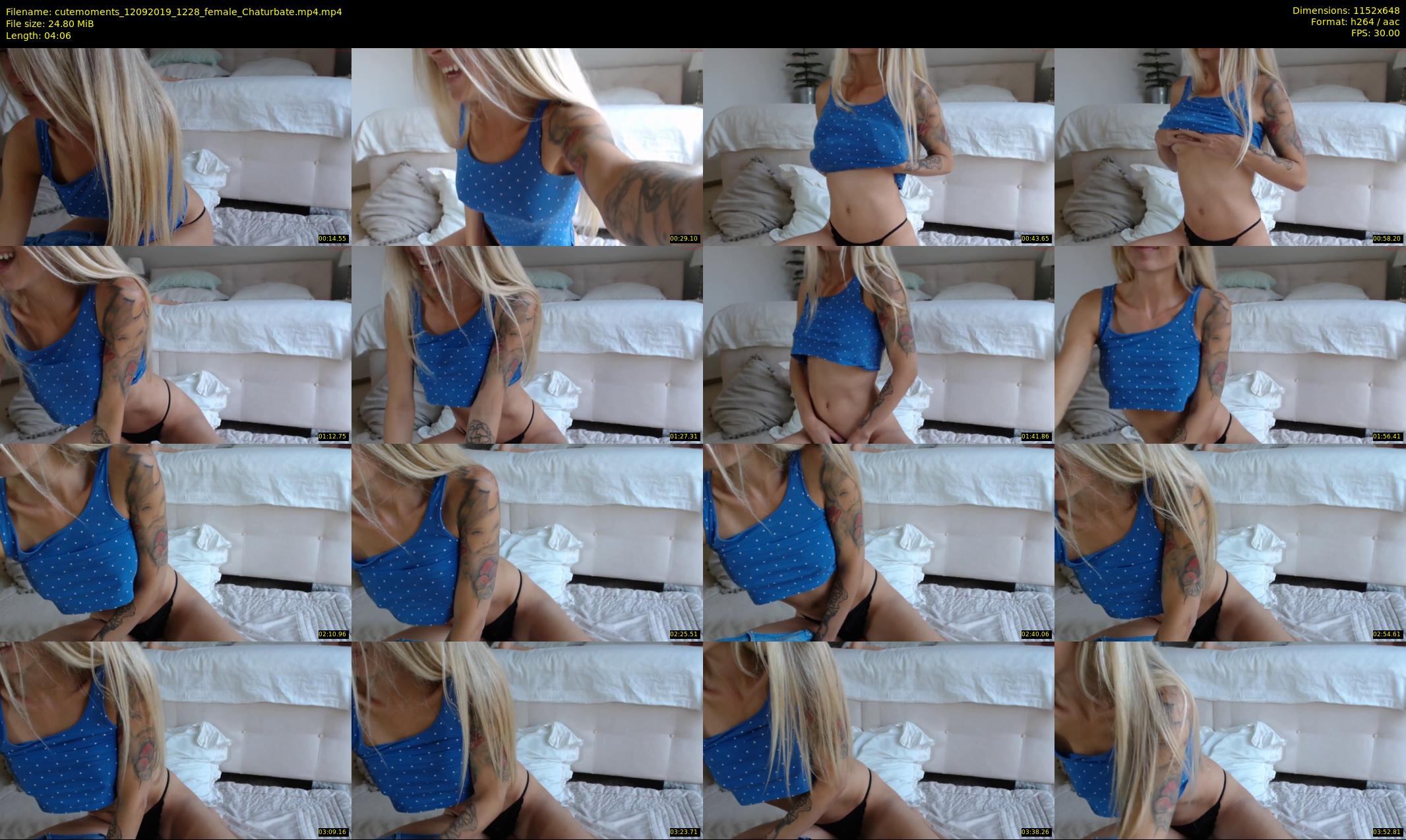 cutemoments — 5 minute Chaturbate female cam show recording, 480p, Sep 12, 2019