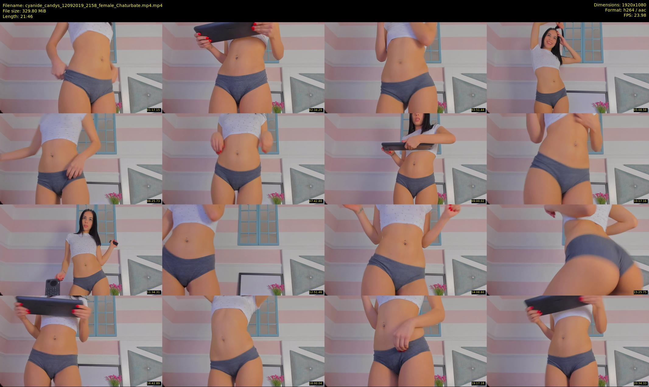 cyanide_candys — 22 minute Chaturbate female cam show recording, 1080p, Sep 12, 2019