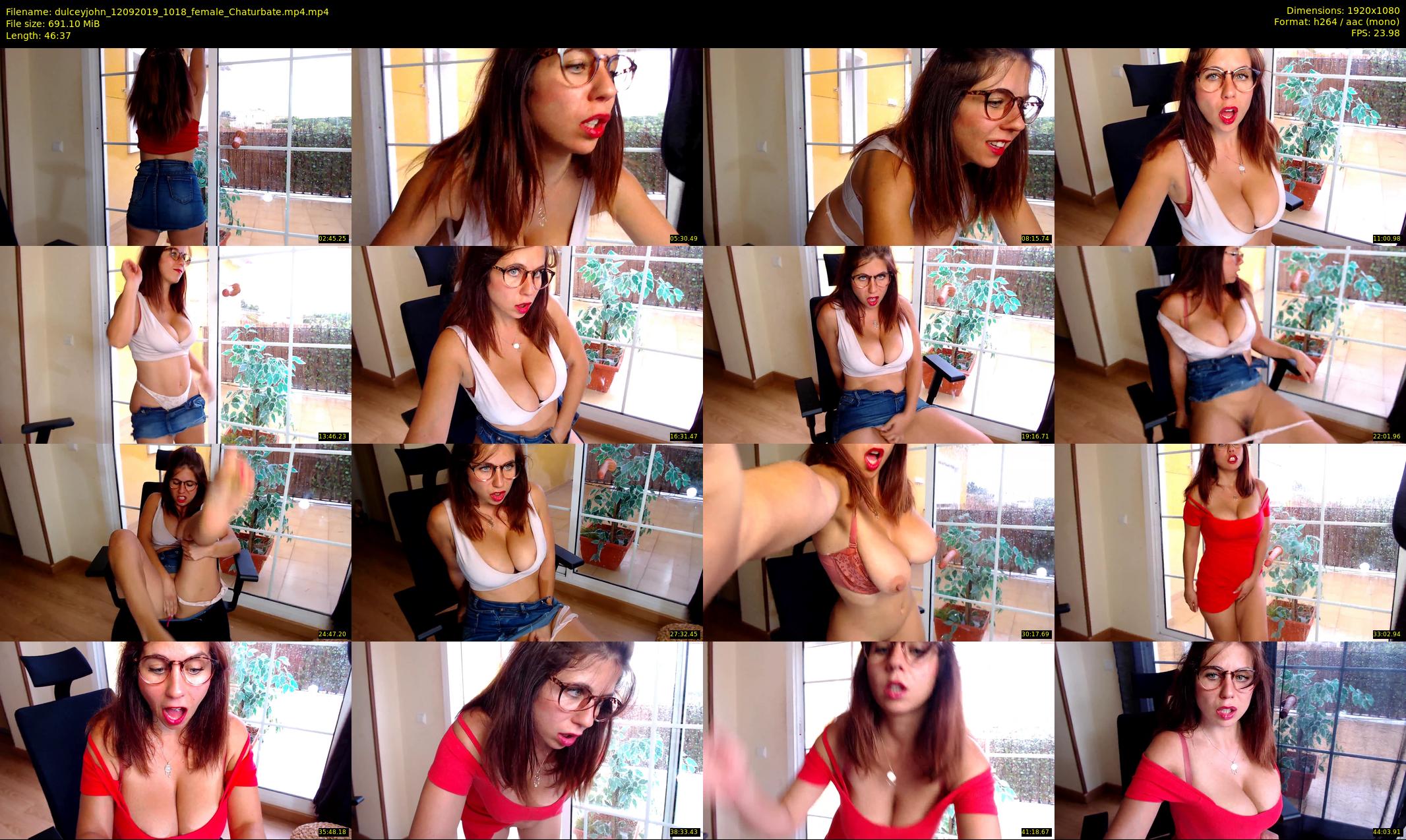 dulceyjohn — 47 minute Chaturbate female cam show recording, 1080p, Sep 12, 2019