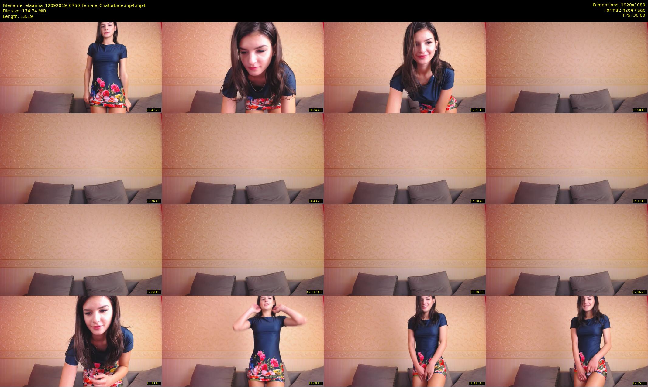 elaanna — 14 minute Chaturbate female cam show recording, 1080p, Sep 12, 2019