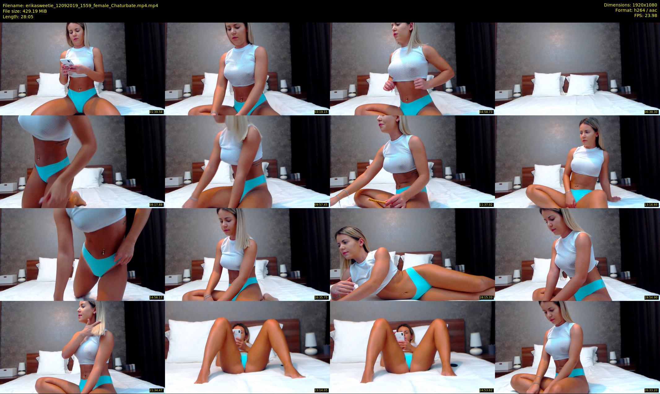 erikasweetie — 29 minute Chaturbate female cam show recording, 1080p, Sep 12, 2019
