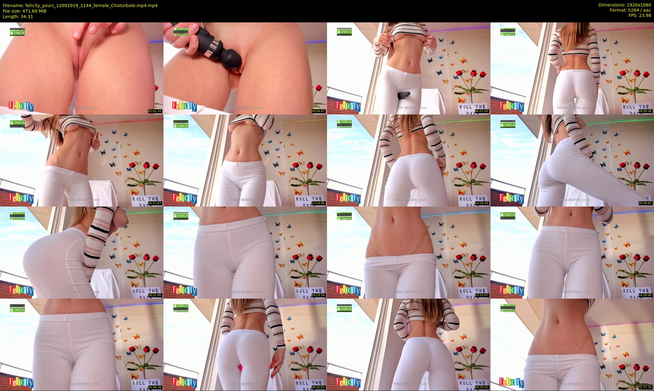 felicity_yours — 35 minute Chaturbate female cam show recording, 1080p, Sep 12, 2019