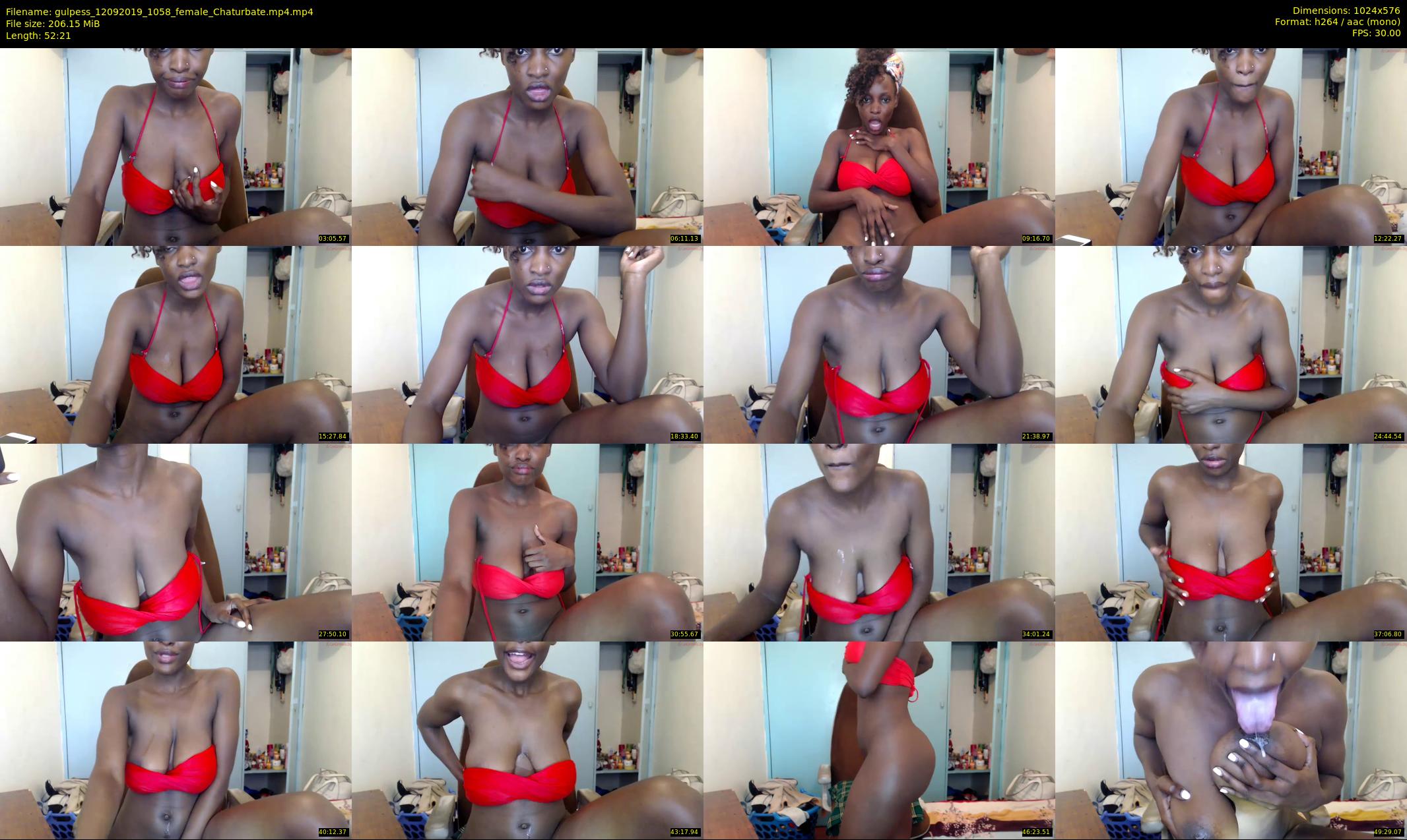 gulpess — 53 minute Chaturbate female cam show recording, 480p, Sep 12, 2019