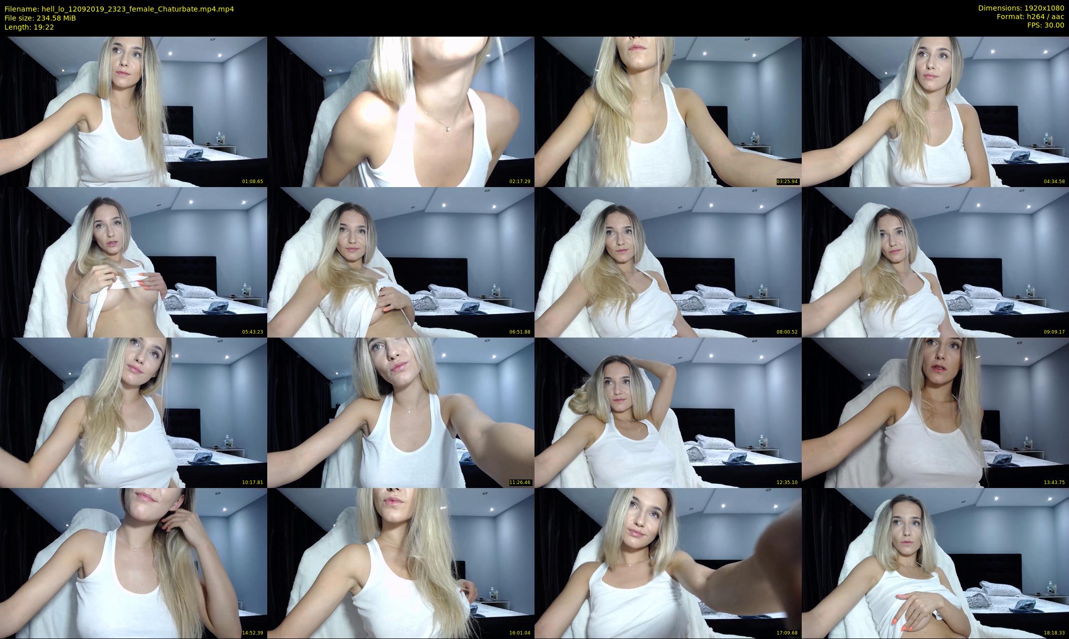 hell_lo — 20 minute Chaturbate female cam show recording, 1080p, Sep 12, 2019