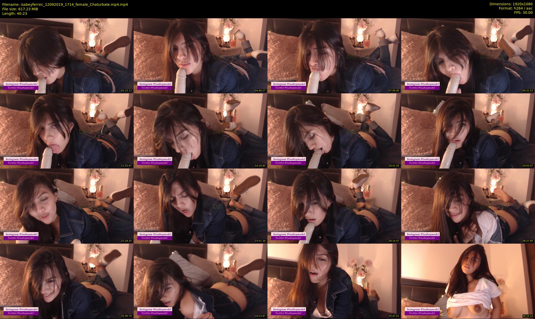 isabeyferrec — 41 minute Chaturbate female cam show recording, 1080p, Sep 12, 2019